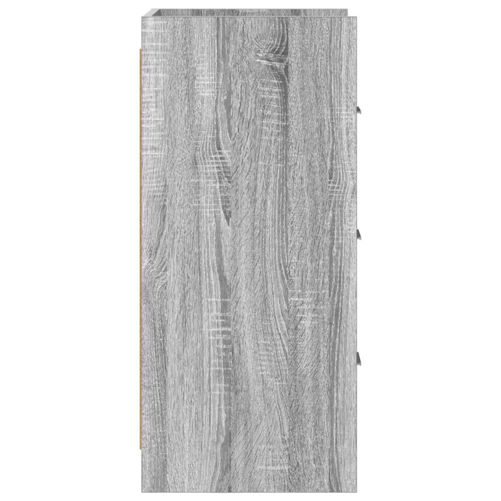 vidaXL Bufet Szary Sonoma 40 x 36 x 80 cm Drewno inżynieryjne