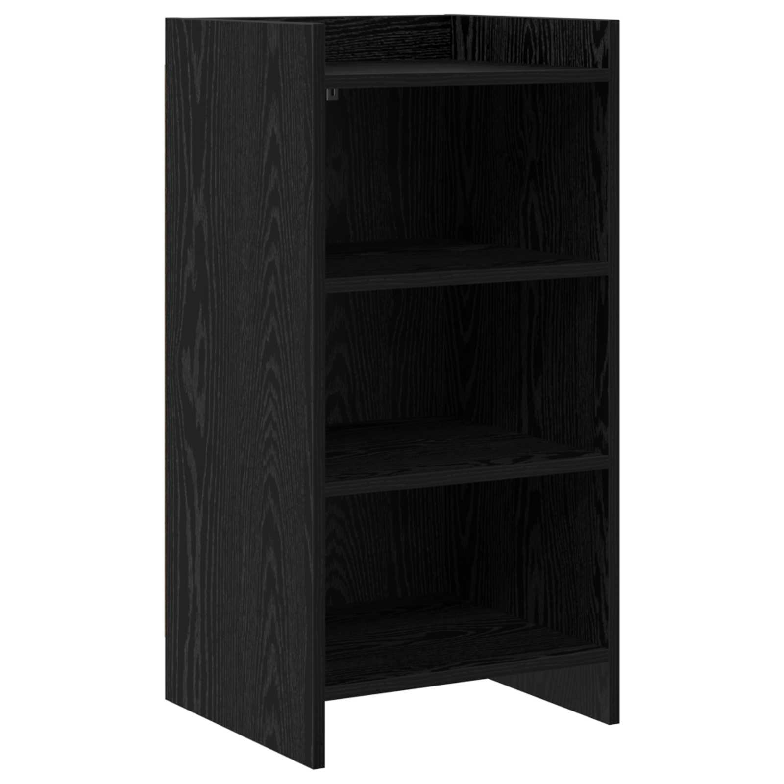 vidaXL Bufet Czarny dąb 40 x 36 x 80 cm Drewno inżynieryjne