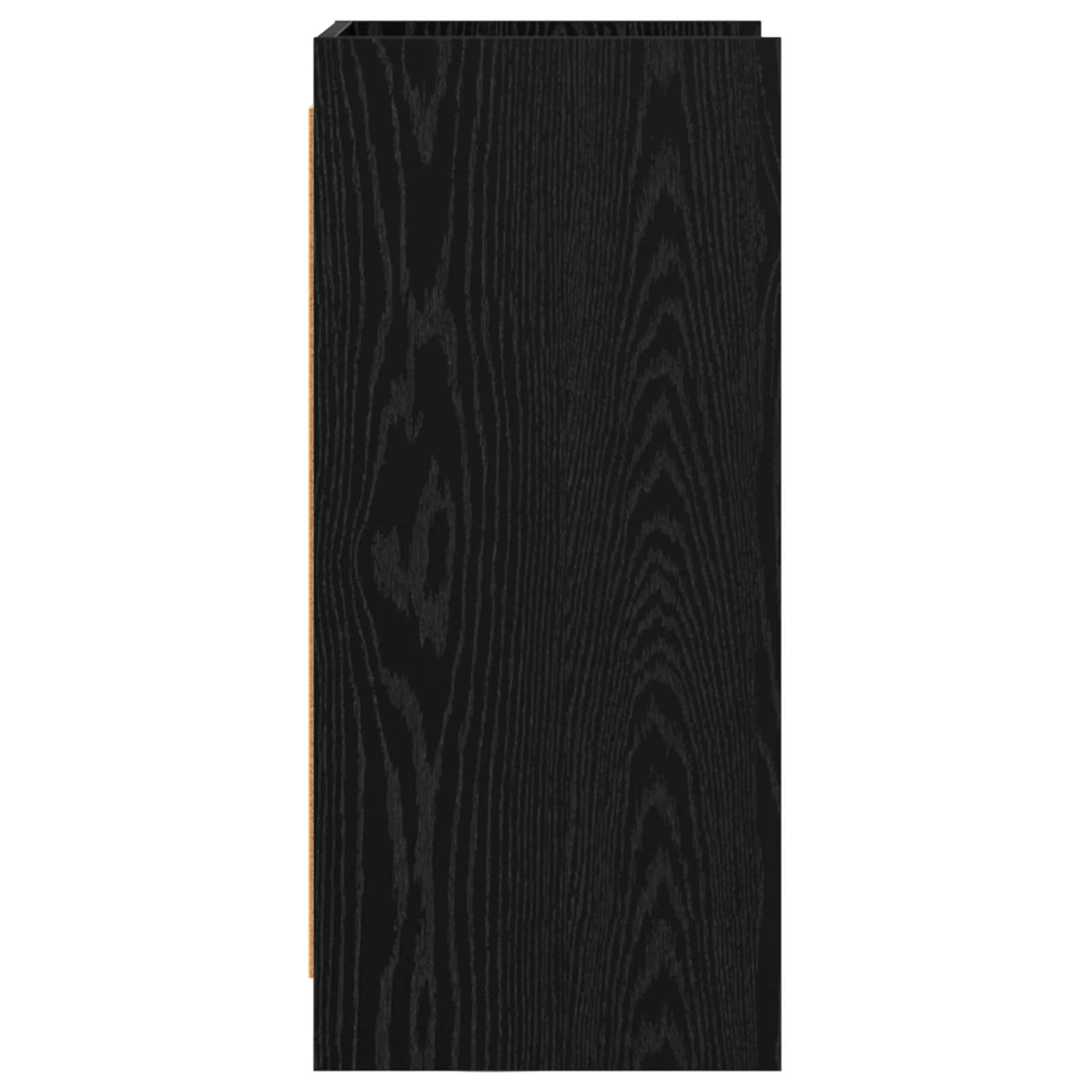 vidaXL Bufet Czarny dąb 40 x 36 x 80 cm Drewno inżynieryjne