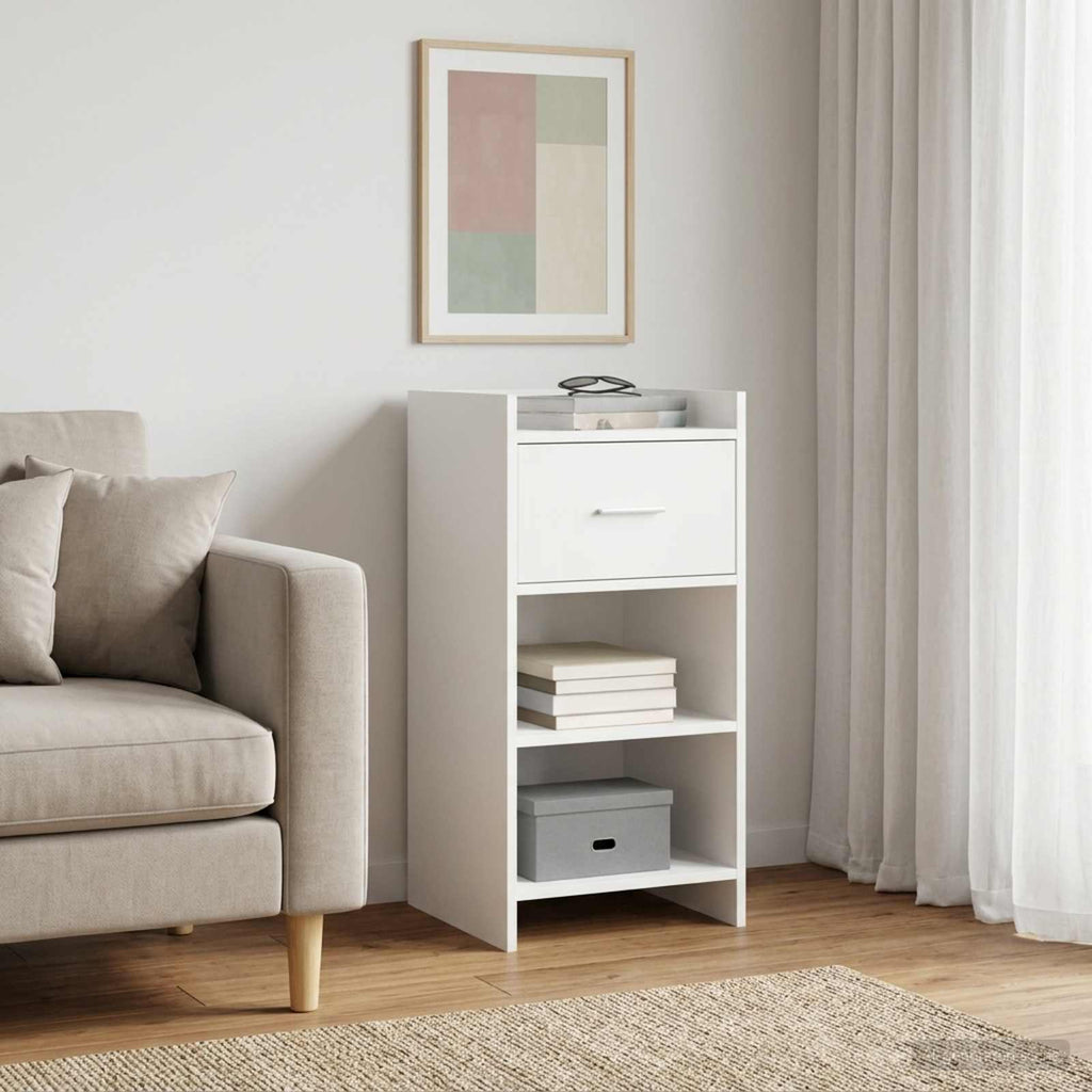 vidaXL Bufet Biały 40 x 36 x 80 cm Drewno inżynieryjne