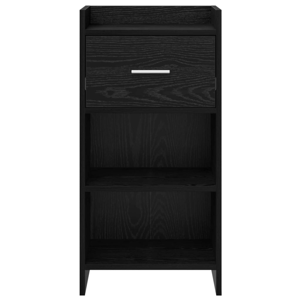 vidaXL Bufet Czarny dąb 40 x 36 x 80 cm Drewno inżynieryjne