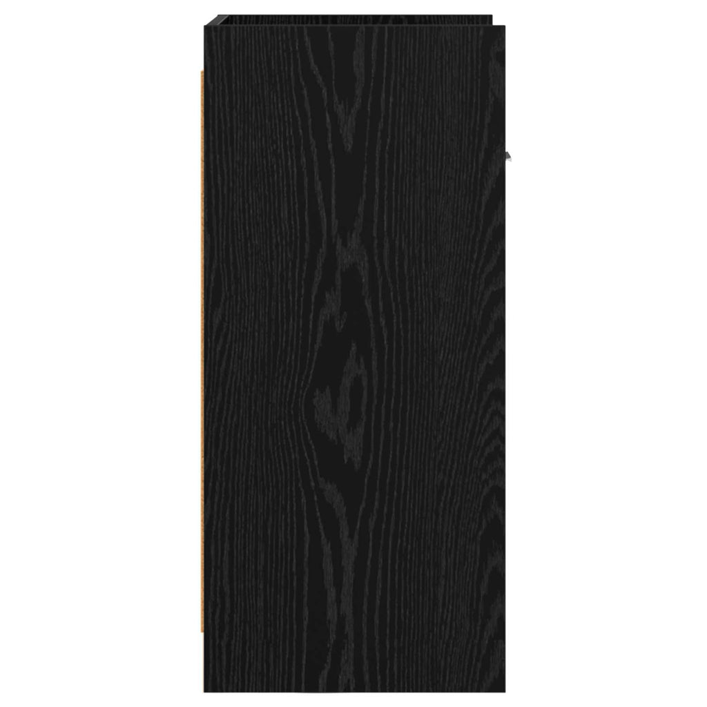 vidaXL Bufet Czarny dąb 40 x 36 x 80 cm Drewno inżynieryjne