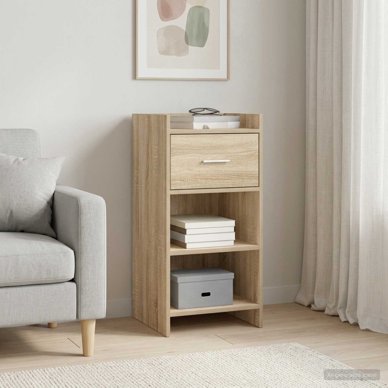 vidaXL Bufet dąb Sonoma 40 x 36 x 80 cm Drewno inżynieryjne