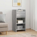 vidaXL Bufet Szary Sonoma 40 x 36 x 80 cm Drewno inżynieryjne