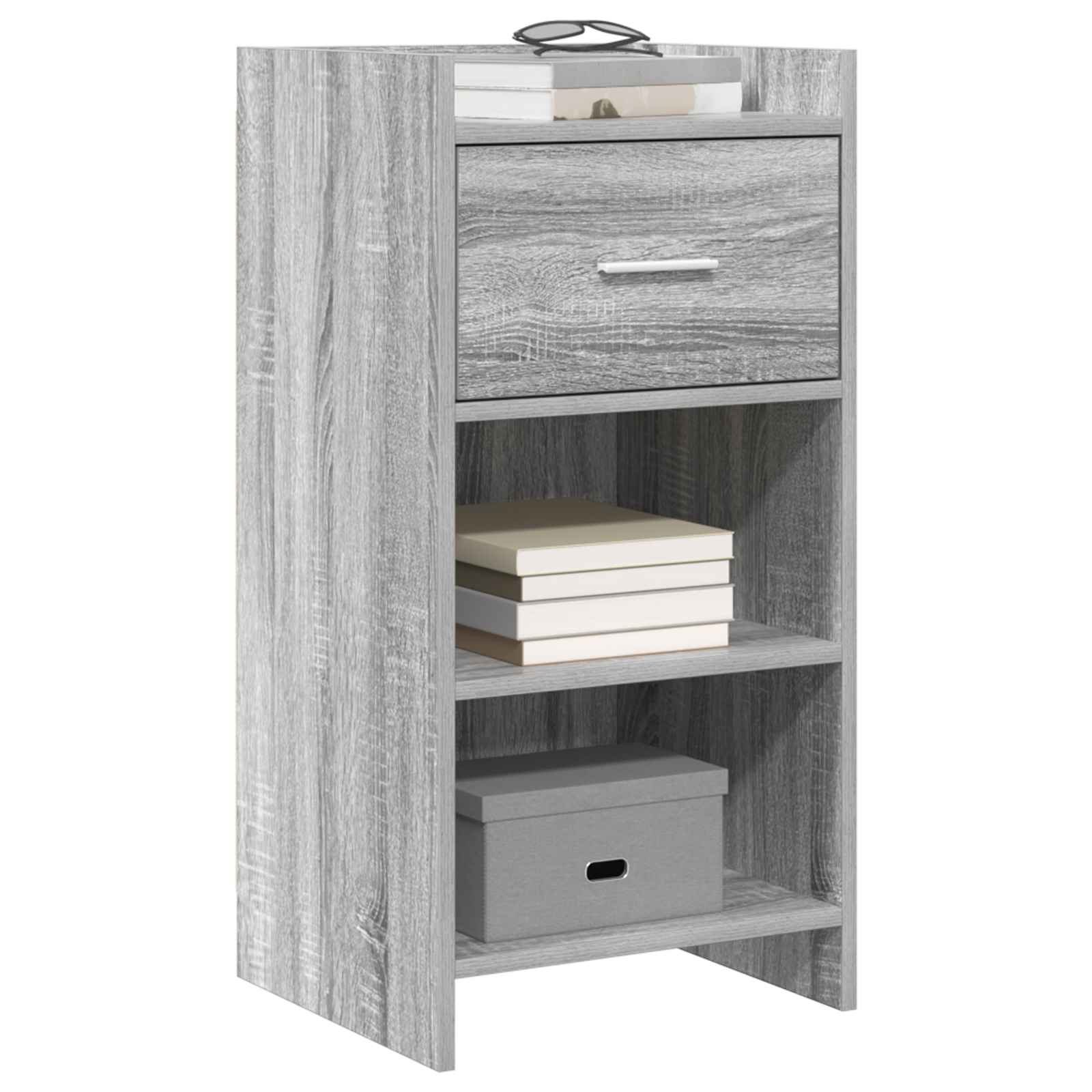 vidaXL Bufet Szary Sonoma 40 x 36 x 80 cm Drewno inżynieryjne