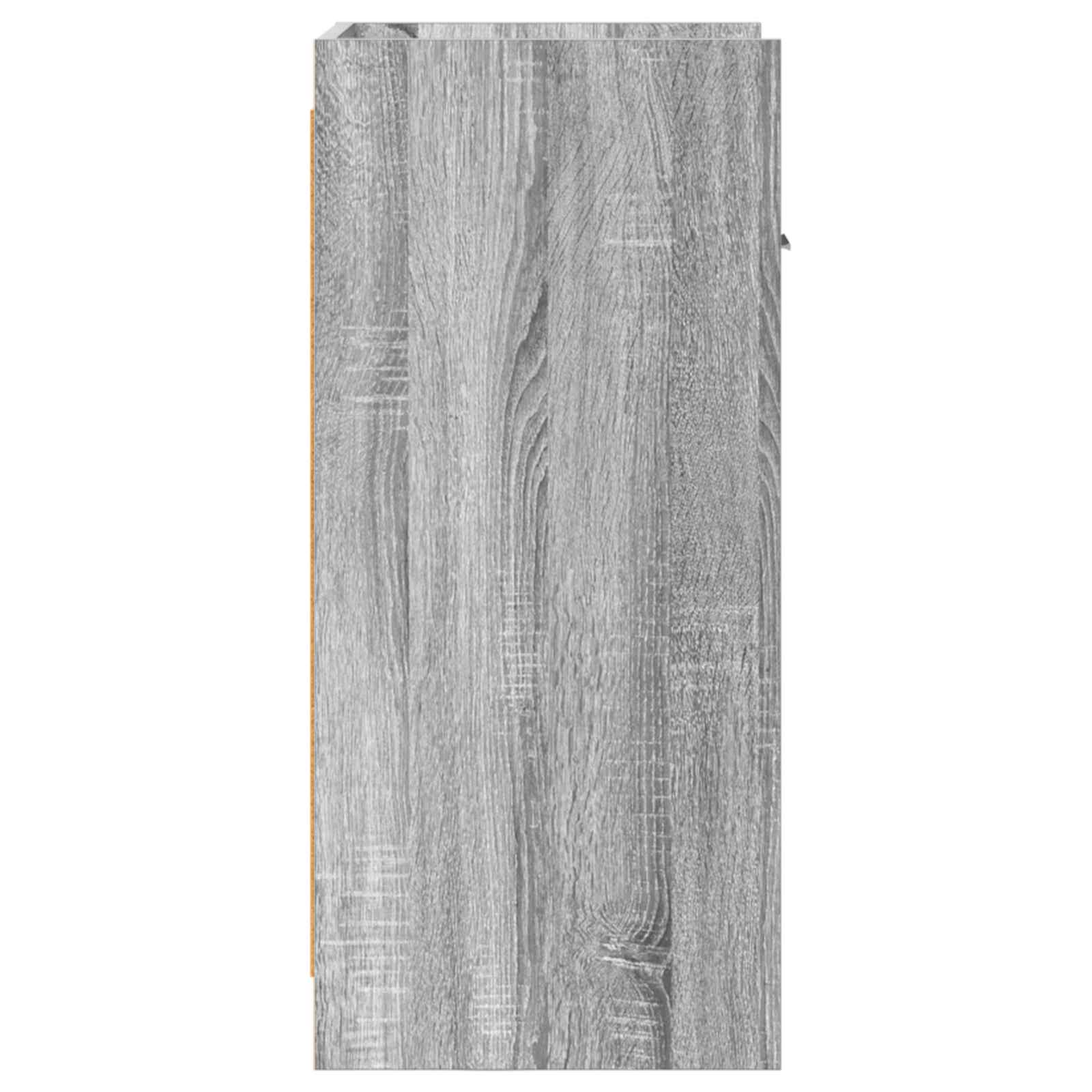 vidaXL Bufet Szary Sonoma 40 x 36 x 80 cm Drewno inżynieryjne