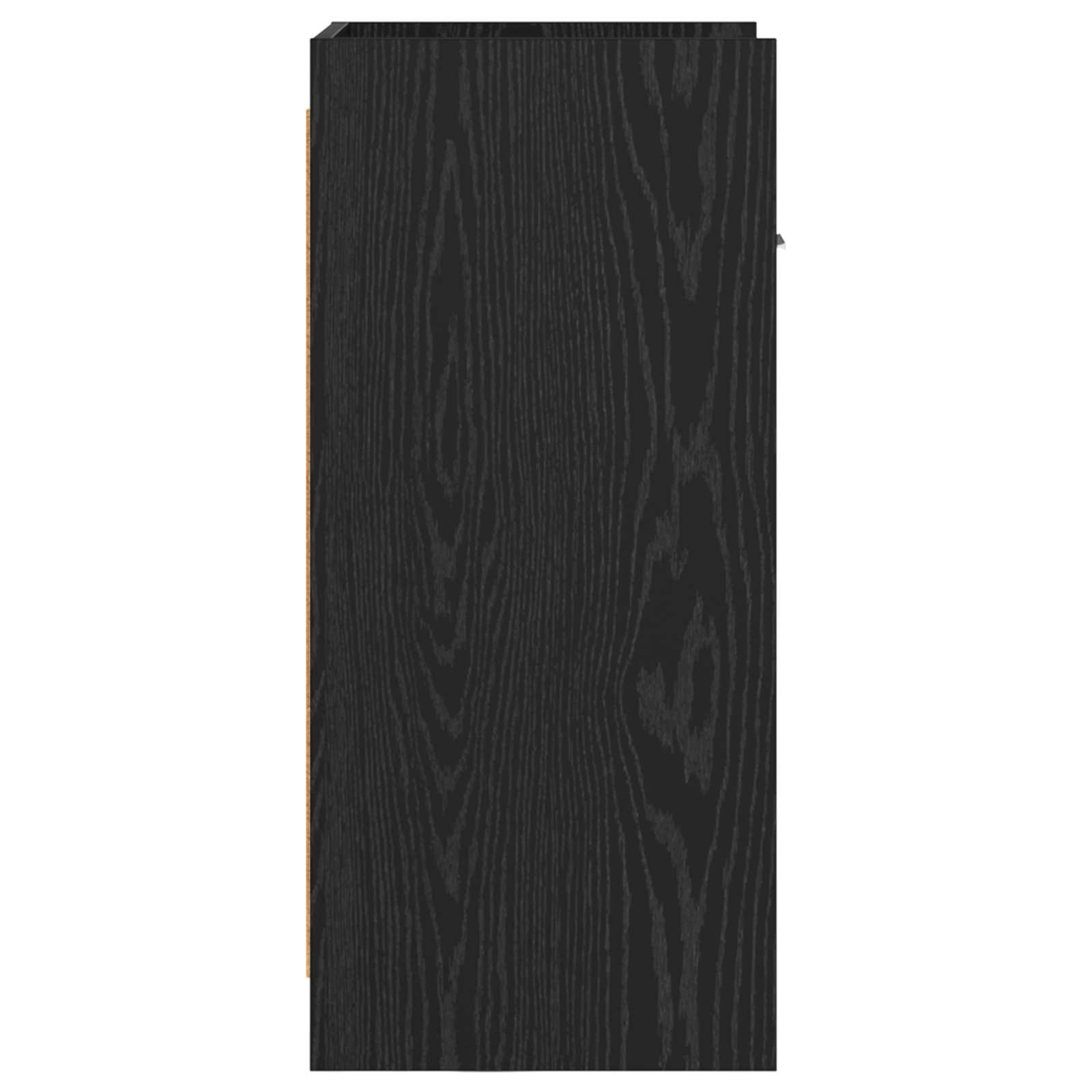 vidaXL Bufet Czarny dąb 40 x 36 x 80 cm Drewno inżynieryjne