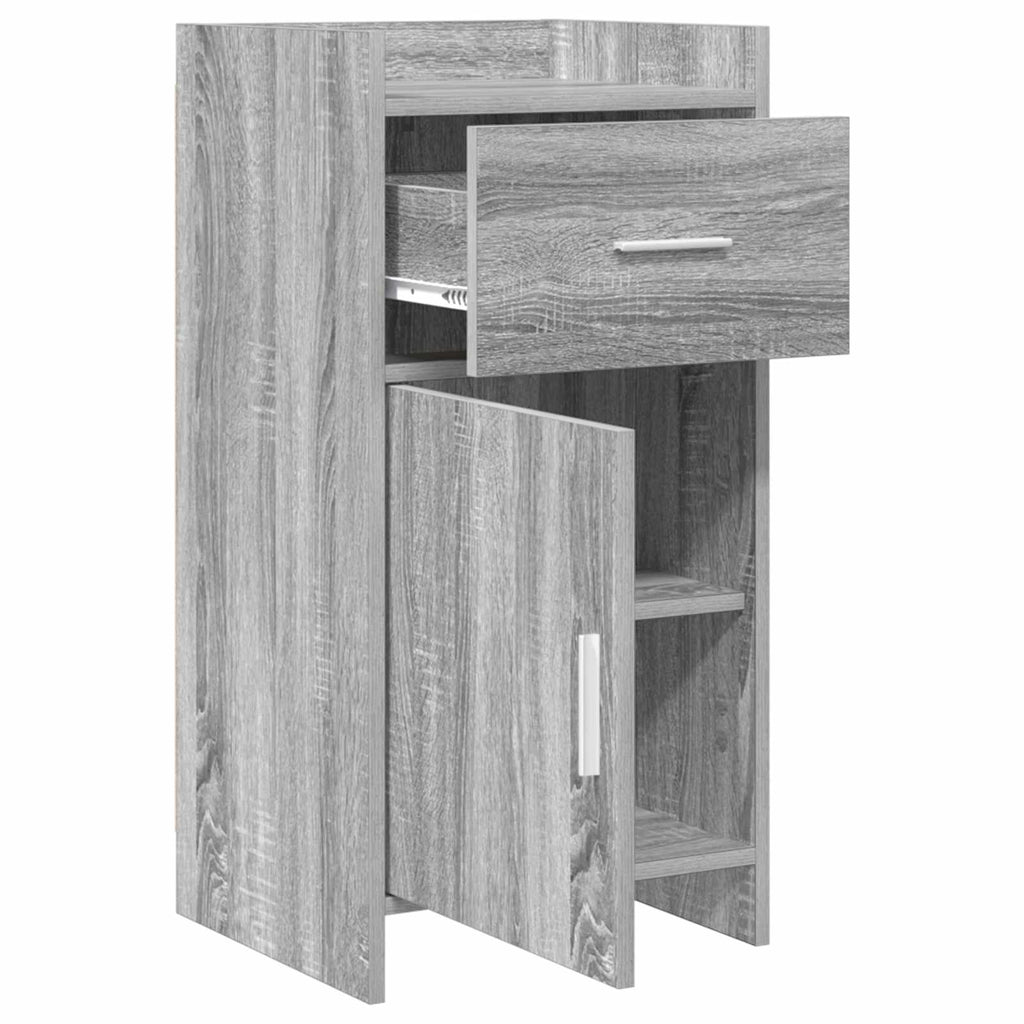vidaXL Bufet Szary Sonoma 40 x 36 x 80 cm Drewno inżynieryjne