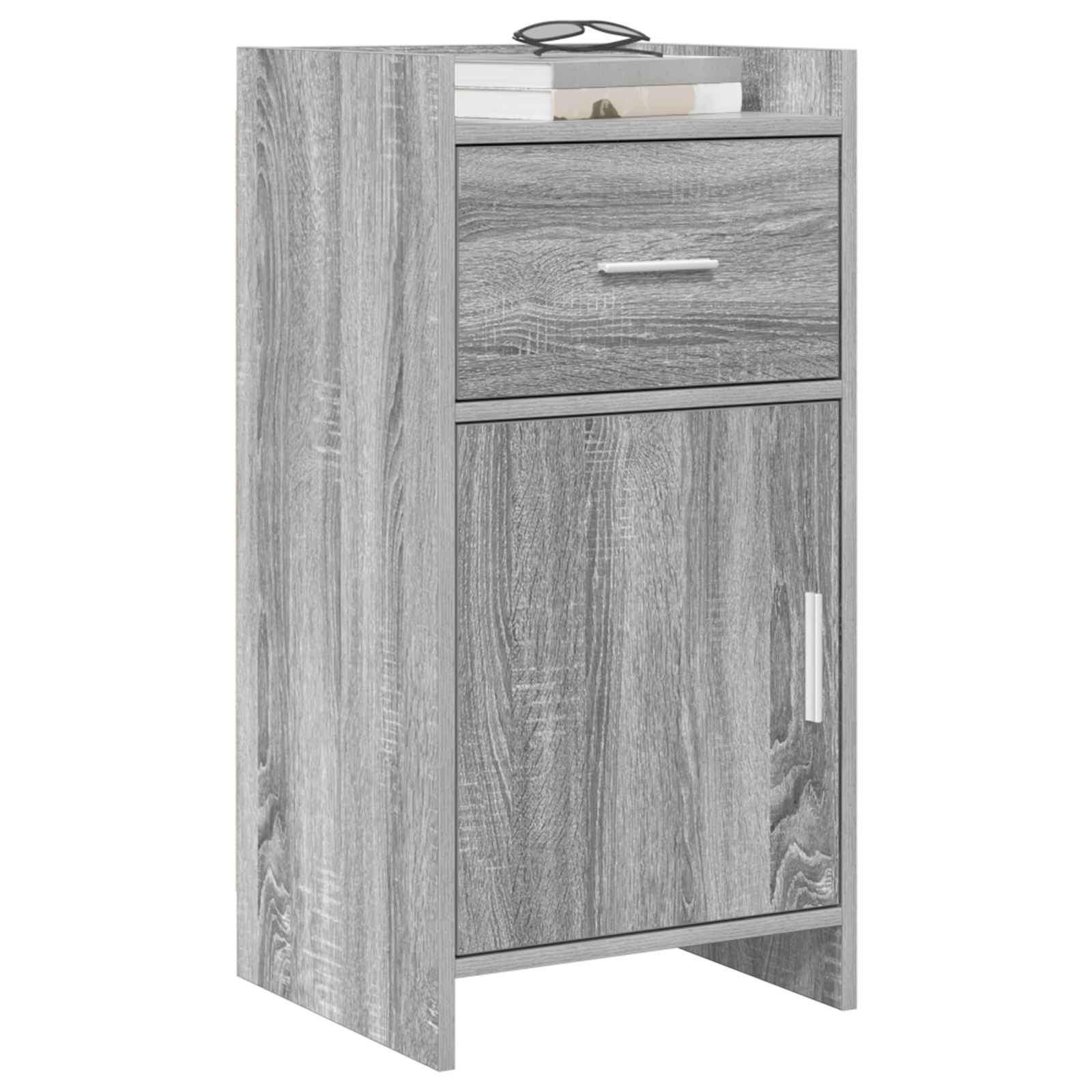 vidaXL Bufet Szary Sonoma 40 x 36 x 80 cm Drewno inżynieryjne