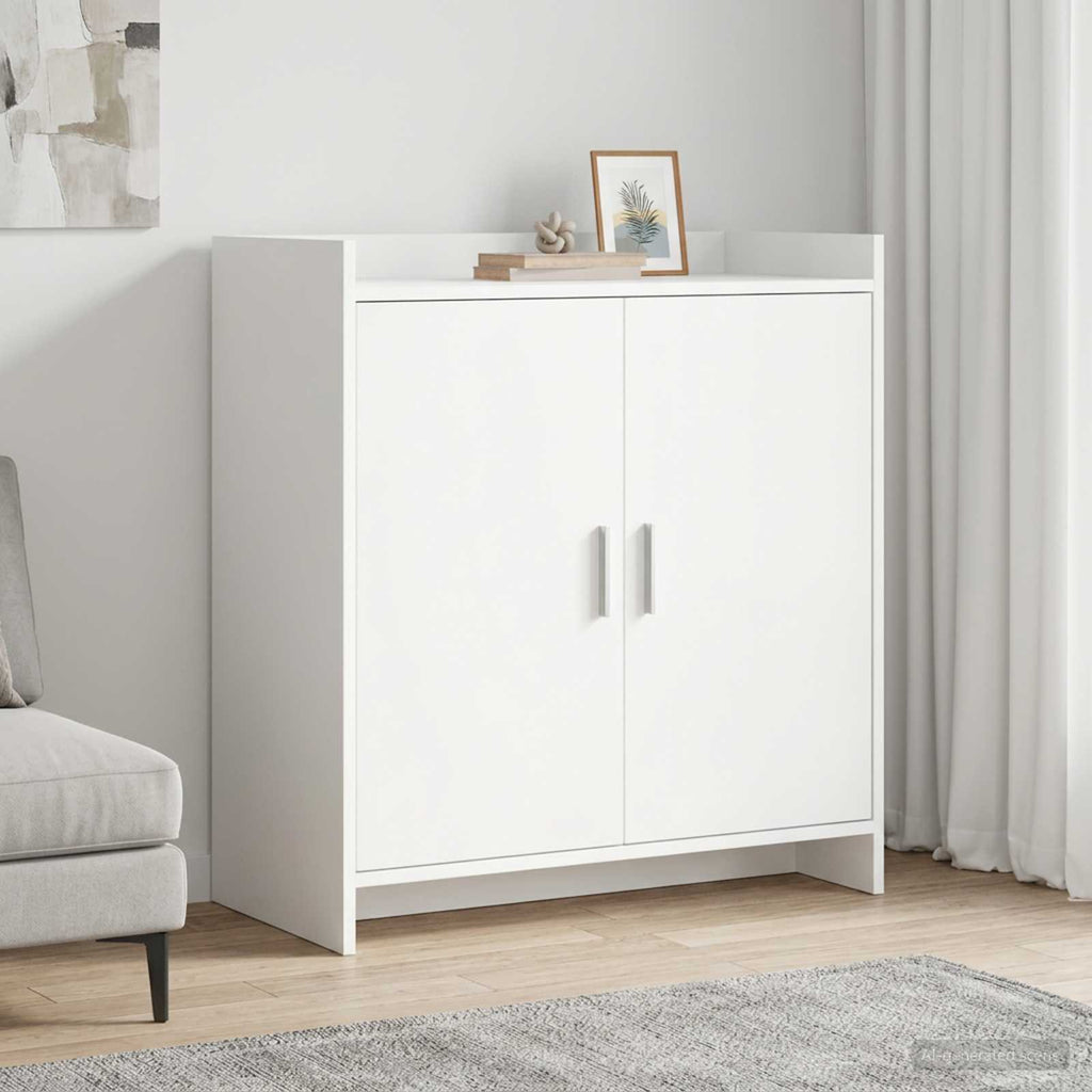 vidaXL Bufet Biały 72 x 36 x 80 cm Drewno inżynieryjne