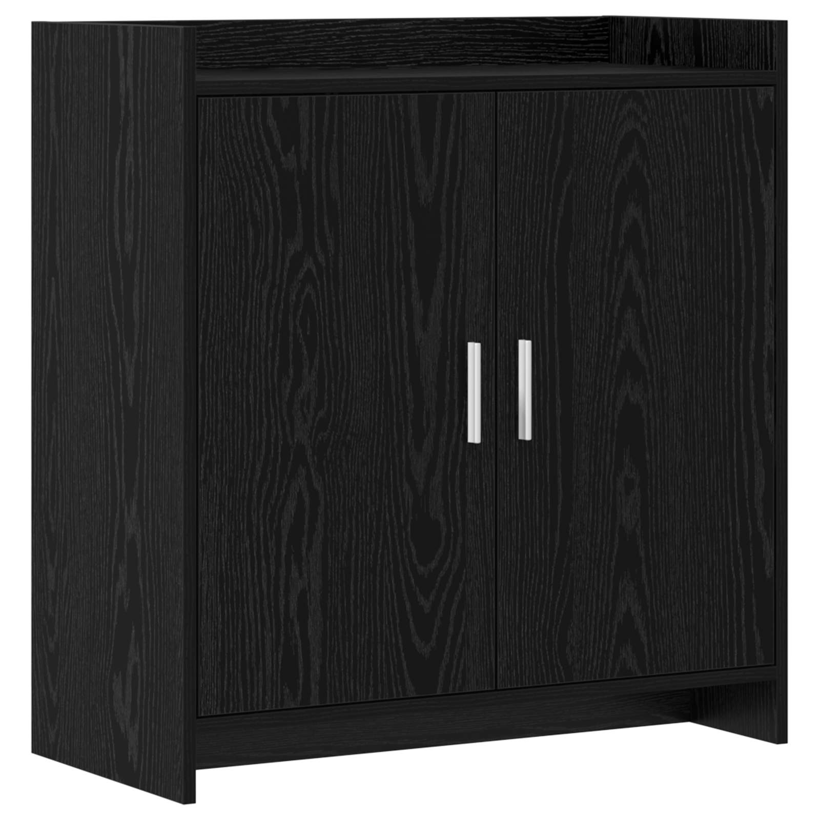 vidaXL Bufet Czarny dąb 72 x 36 x 80 cm Drewno inżynieryjne