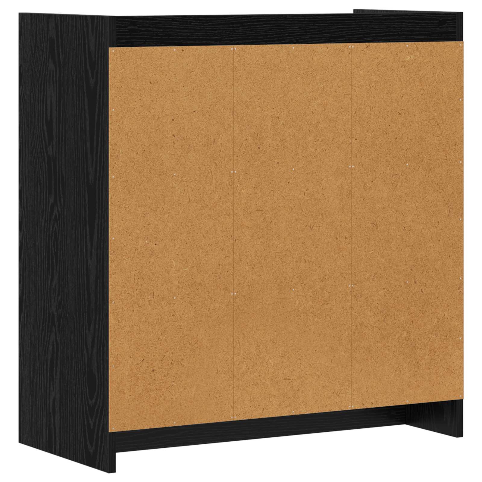 vidaXL Bufet Czarny dąb 72 x 36 x 80 cm Drewno inżynieryjne