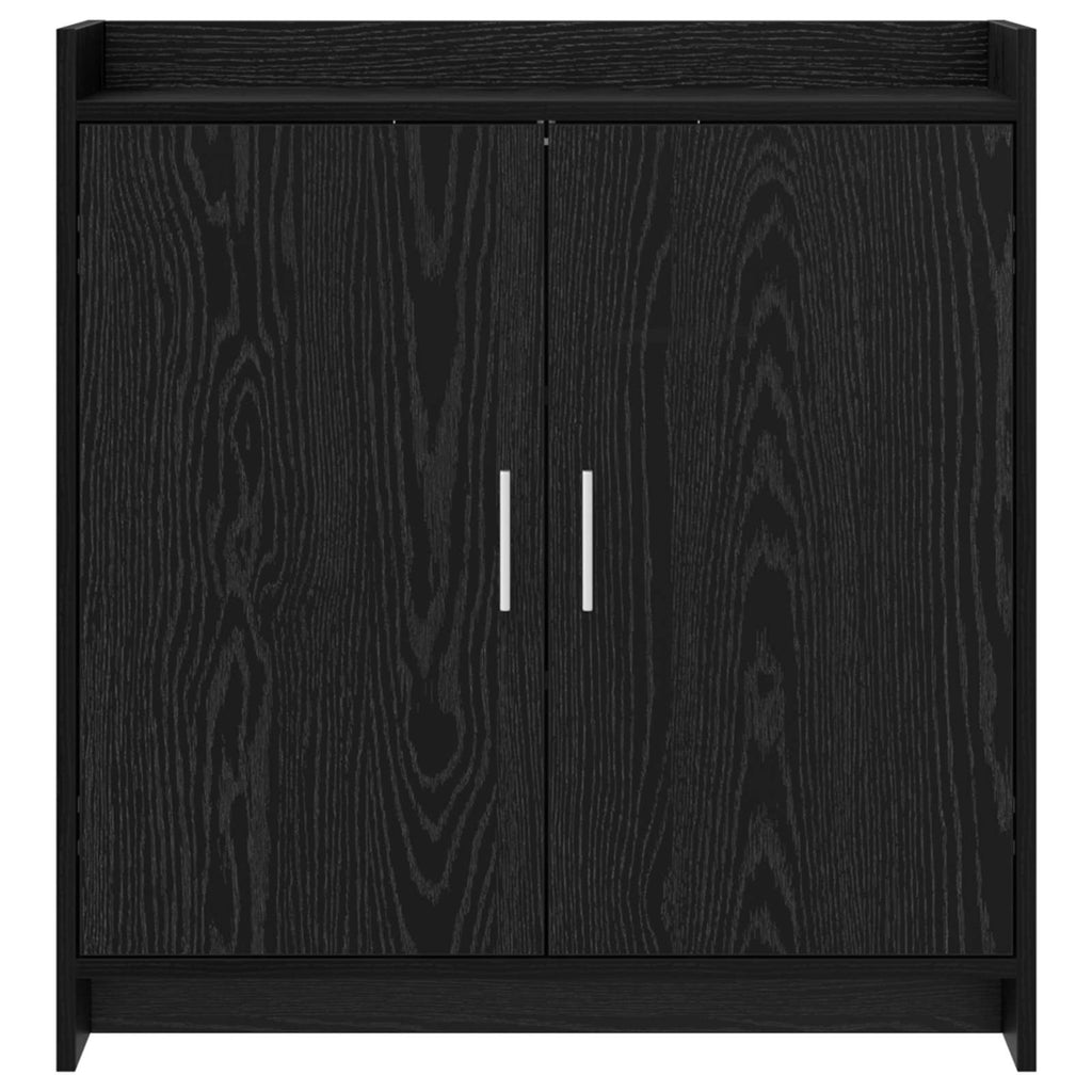 vidaXL Bufet Czarny dąb 72 x 36 x 80 cm Drewno inżynieryjne