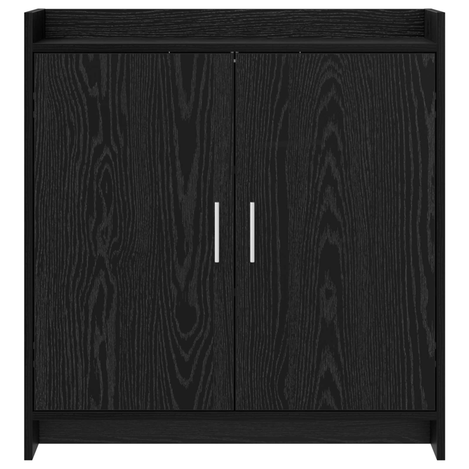 vidaXL Bufet Czarny dąb 72 x 36 x 80 cm Drewno inżynieryjne