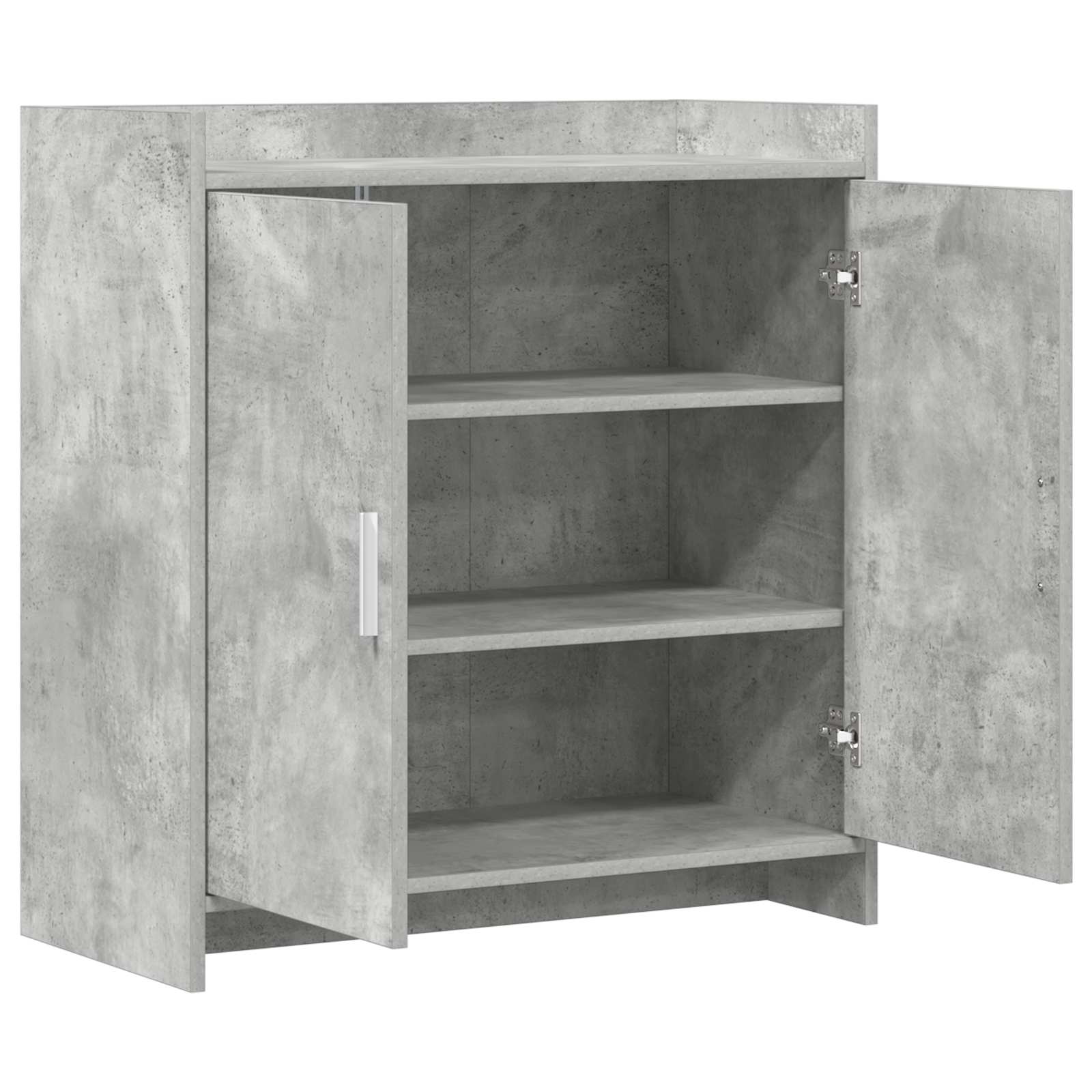 vidaXL Bufet Betonowy szary 72 x 36 x 80 cm Drewno inżynieryjne