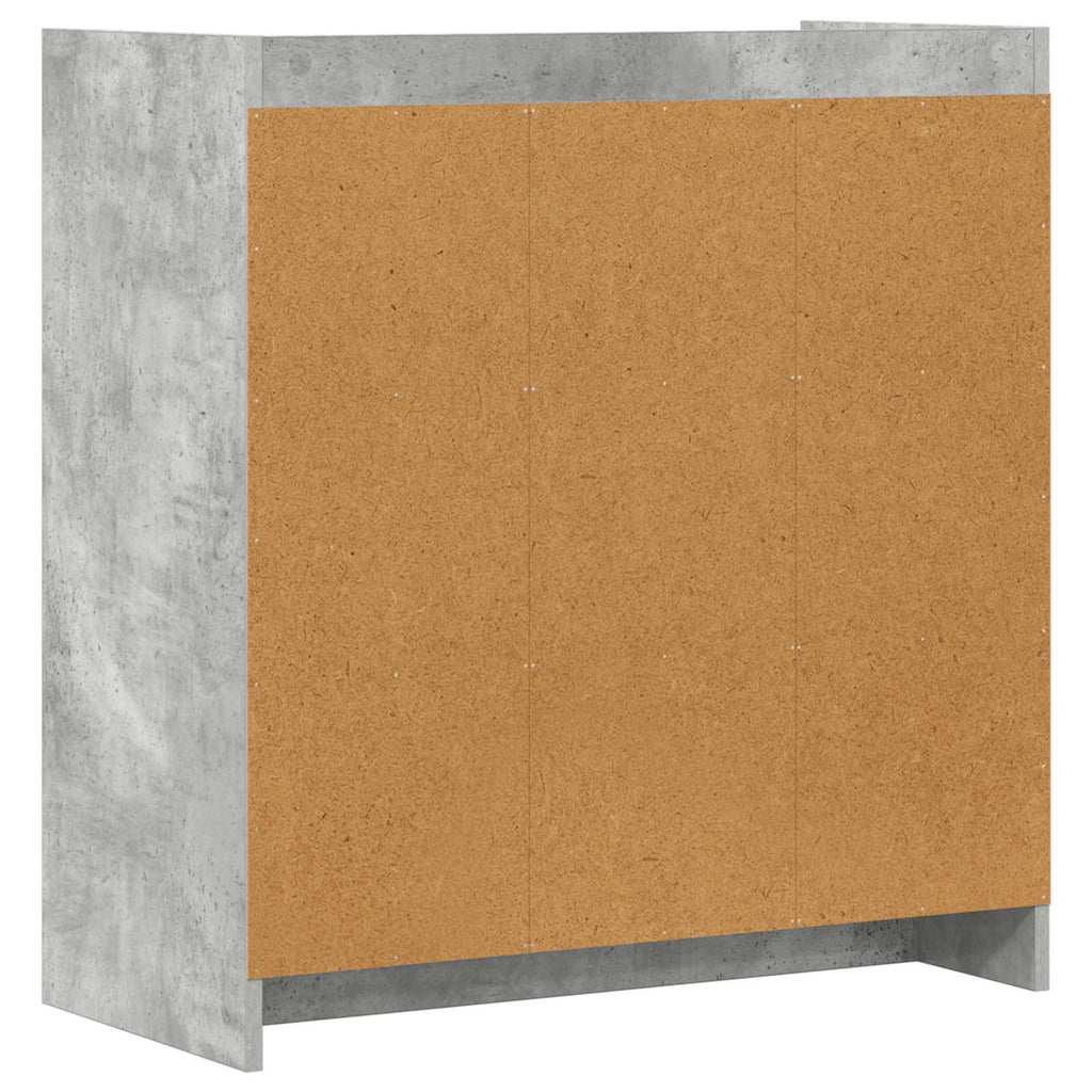 vidaXL Bufet Betonowy szary 72 x 36 x 80 cm Drewno inżynieryjne