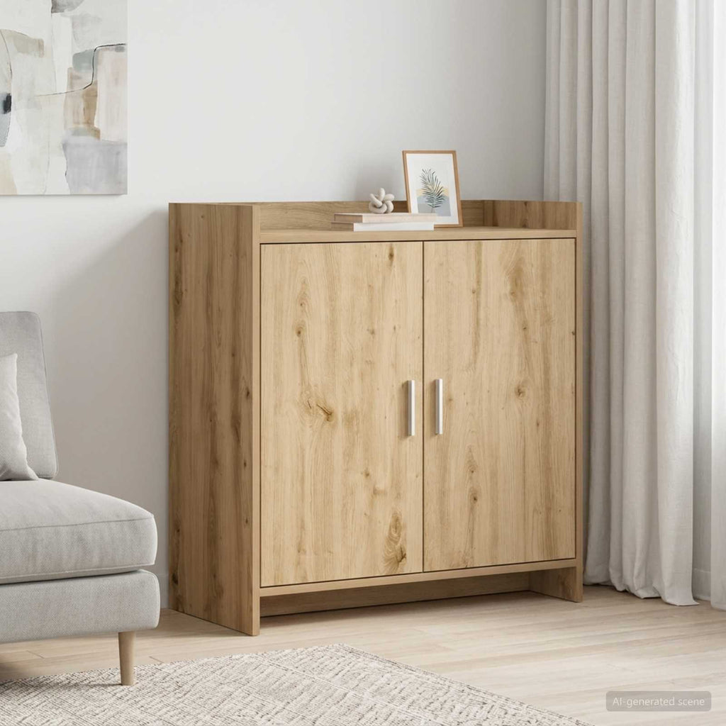 vidaXL Bufet Dąb artisan 72 x 36 x 80 cm Drewno inżynieryjne