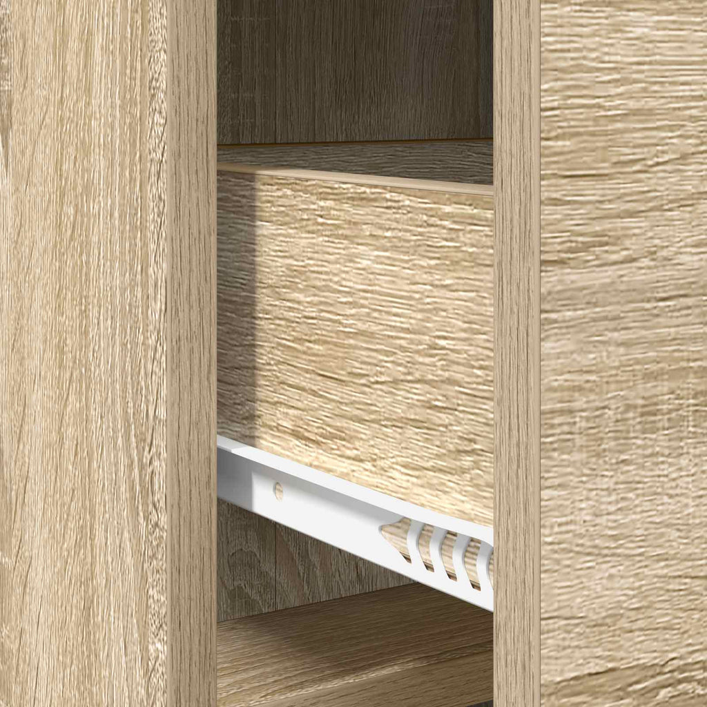 vidaXL Bufet dąb Sonoma 75 x 33 x 80 cm Drewno inżynieryjne