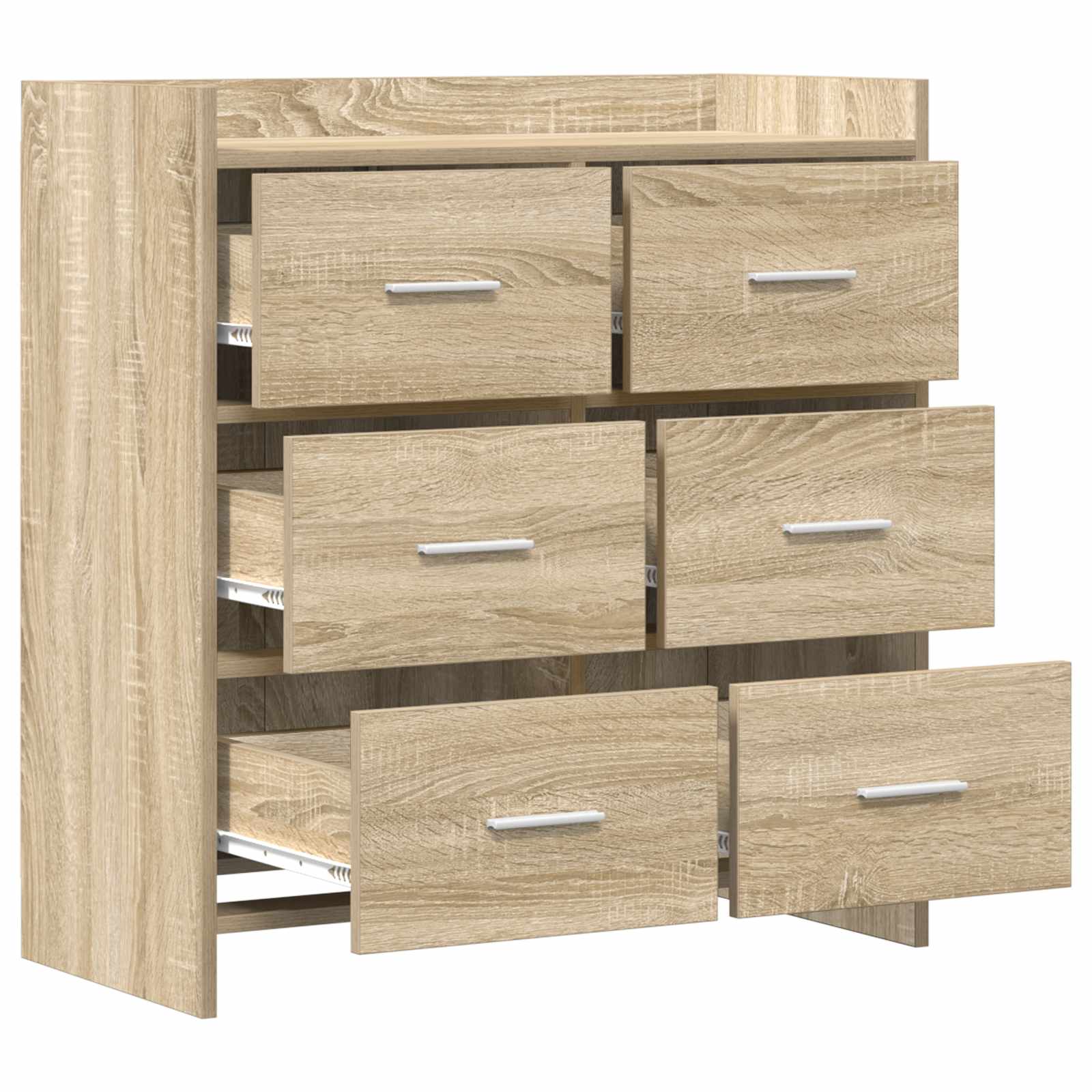 vidaXL Bufet dąb Sonoma 75 x 33 x 80 cm Drewno inżynieryjne