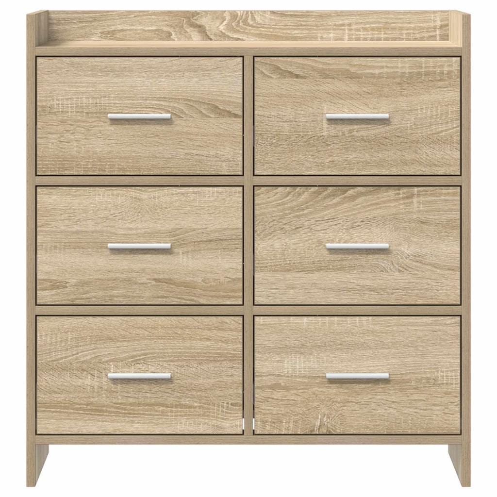 vidaXL Bufet dąb Sonoma 75 x 33 x 80 cm Drewno inżynieryjne