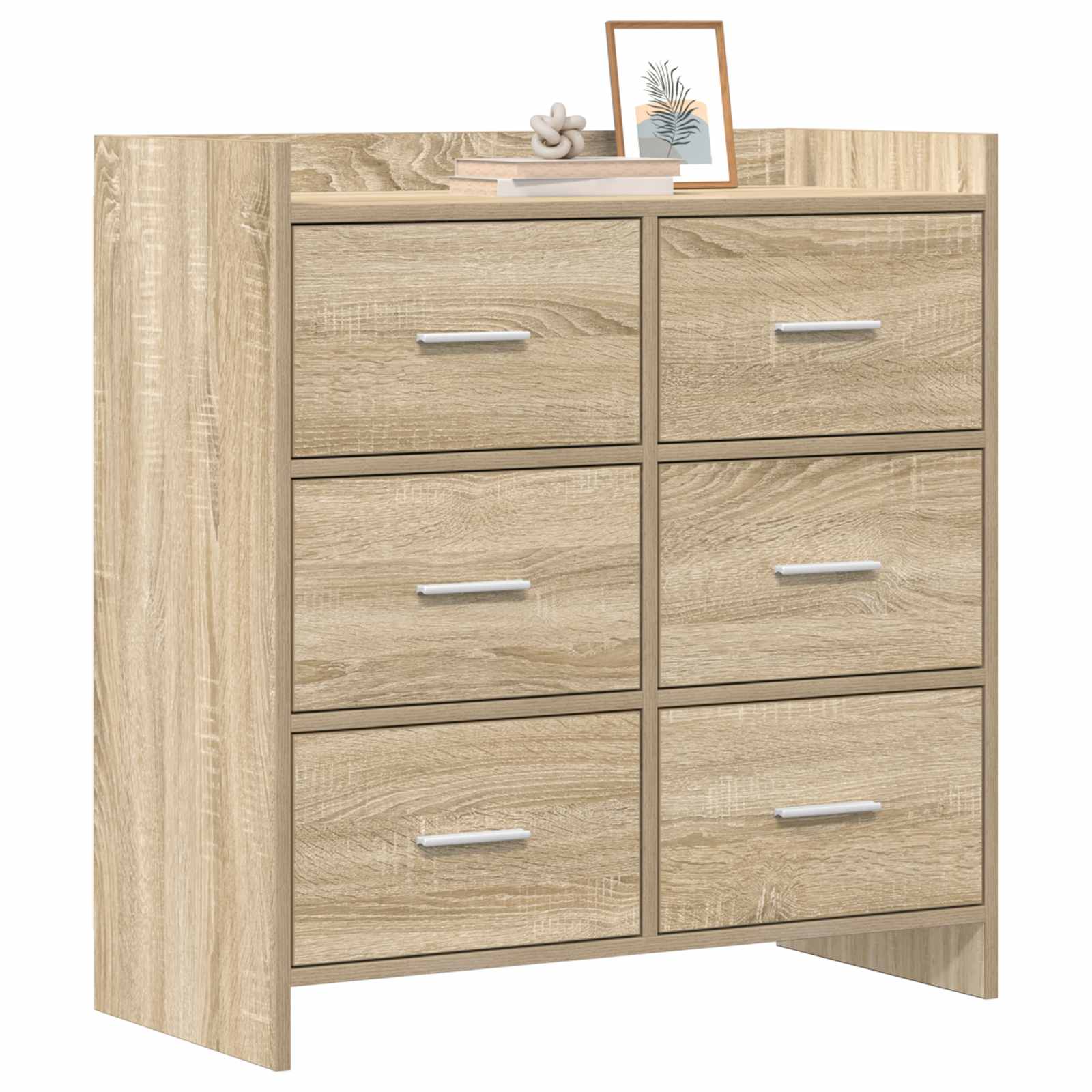 vidaXL Bufet dąb Sonoma 75 x 33 x 80 cm Drewno inżynieryjne