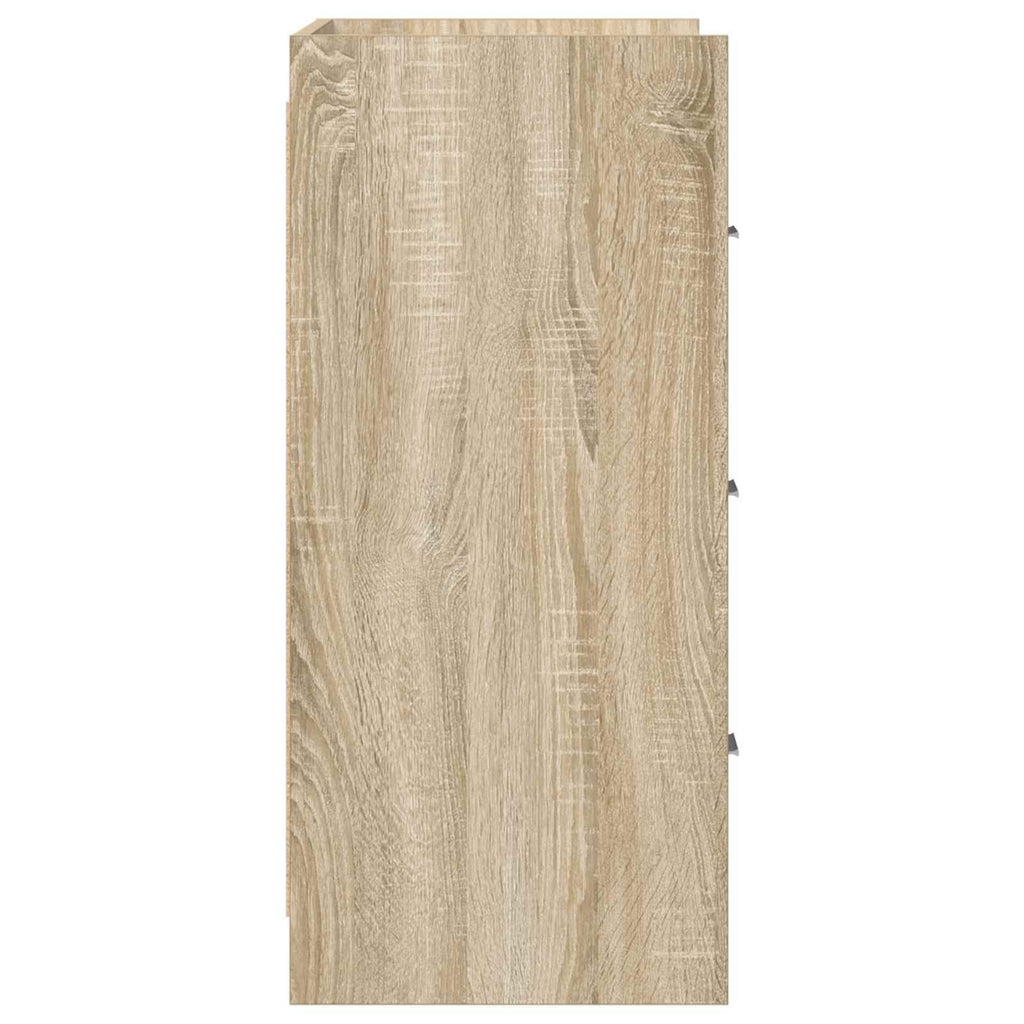 vidaXL Bufet dąb Sonoma 75 x 33 x 80 cm Drewno inżynieryjne