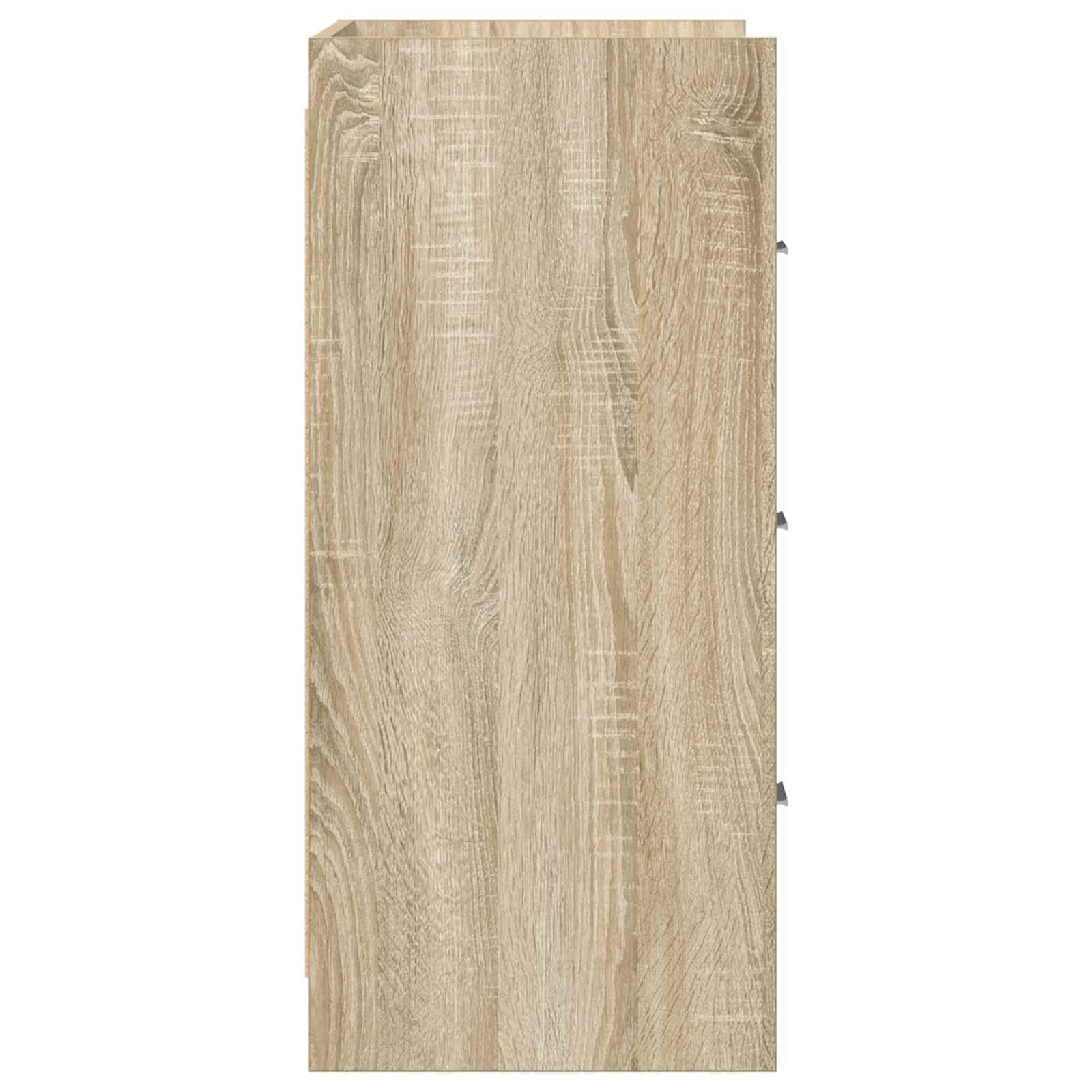 vidaXL Bufet dąb Sonoma 75 x 33 x 80 cm Drewno inżynieryjne
