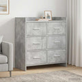 vidaXL Bufet Betonowy szary 75 x 33 x 80 cm Drewno inżynieryjne