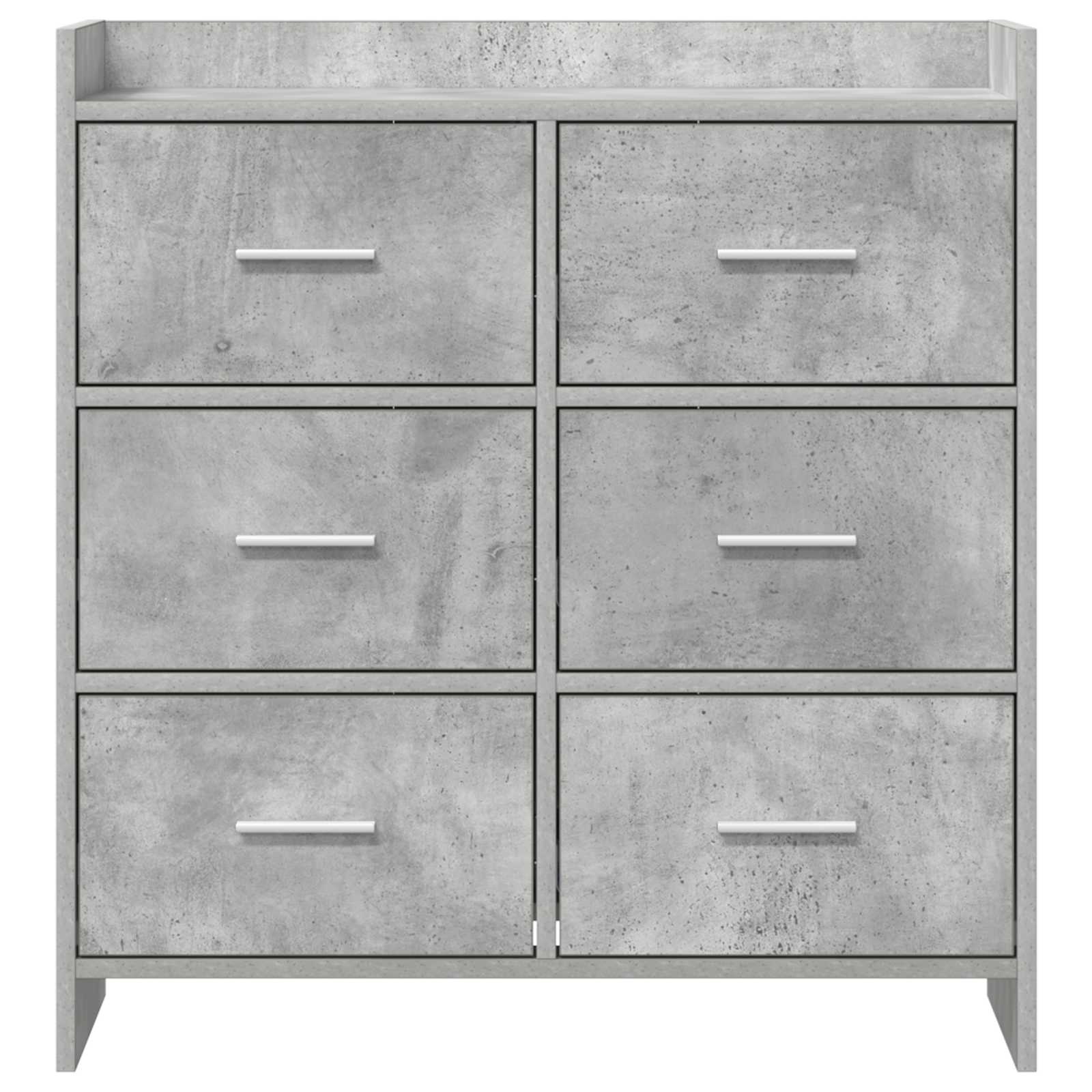 vidaXL Bufet Betonowy szary 75 x 33 x 80 cm Drewno inżynieryjne