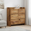 vidaXL Bufet Stare drewno 75 x 33 x 80 cm Drewno inżynieryjne