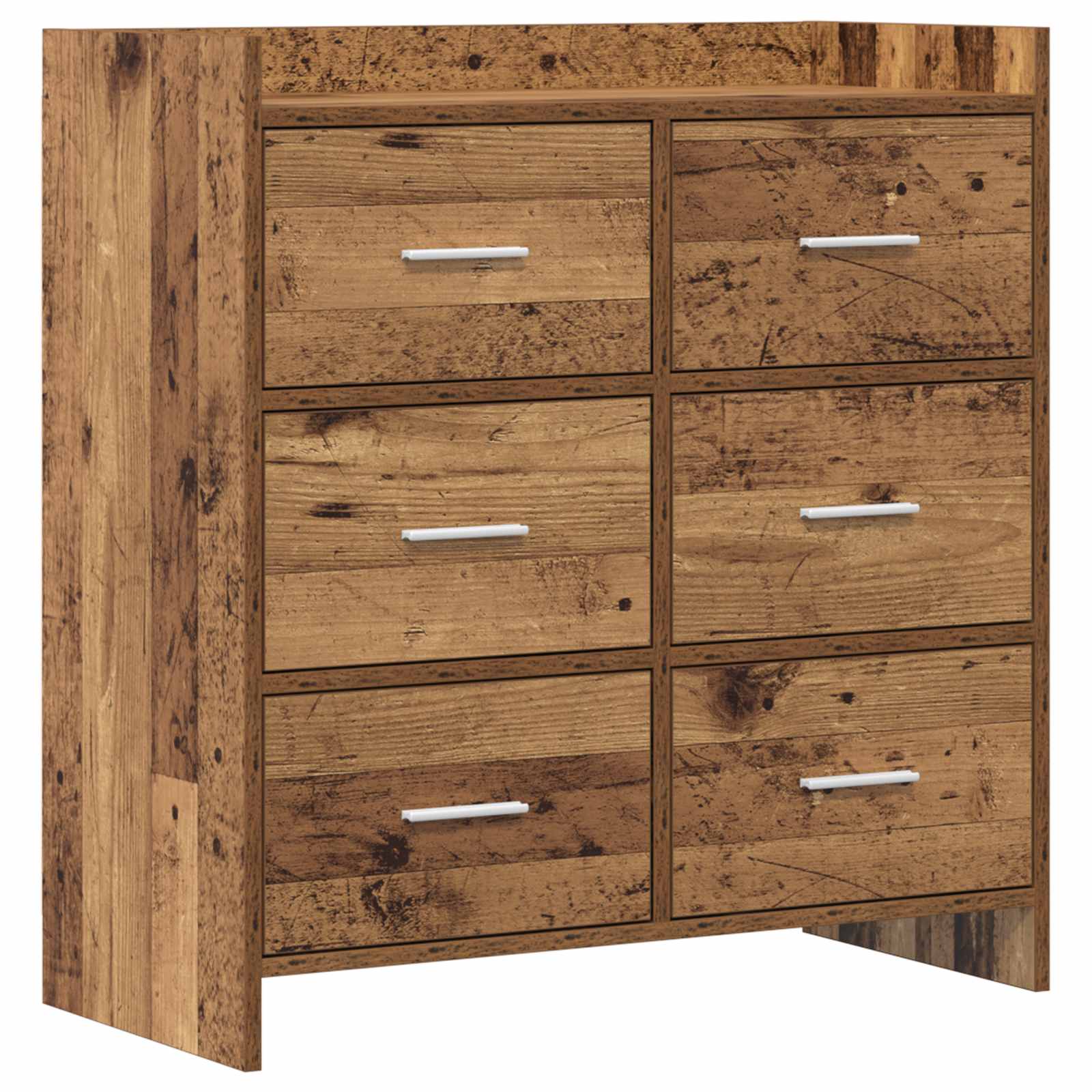 vidaXL Bufet Stare drewno 75 x 33 x 80 cm Drewno inżynieryjne