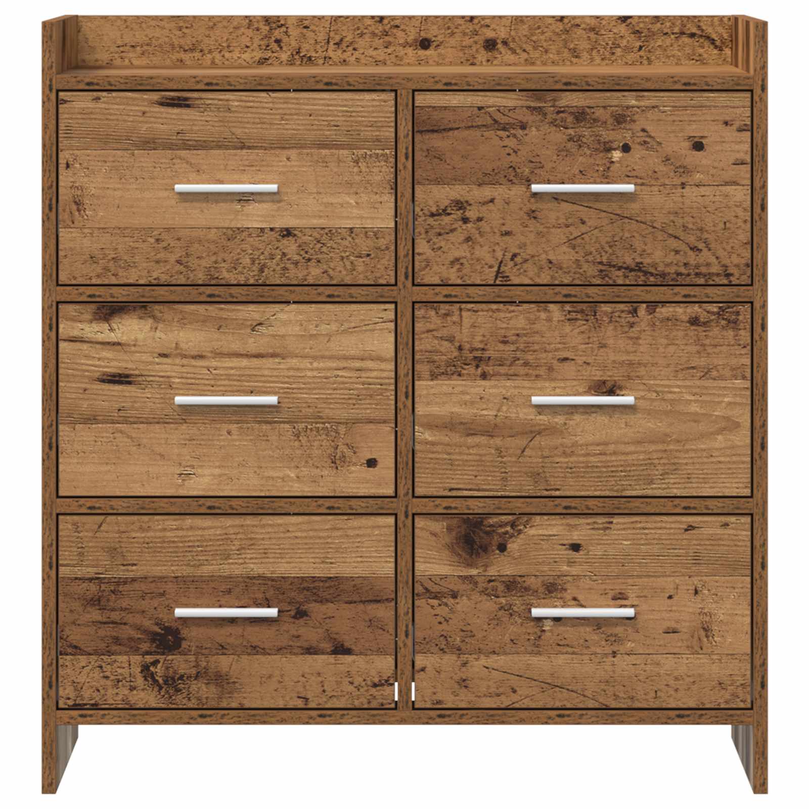 vidaXL Bufet Stare drewno 75 x 33 x 80 cm Drewno inżynieryjne