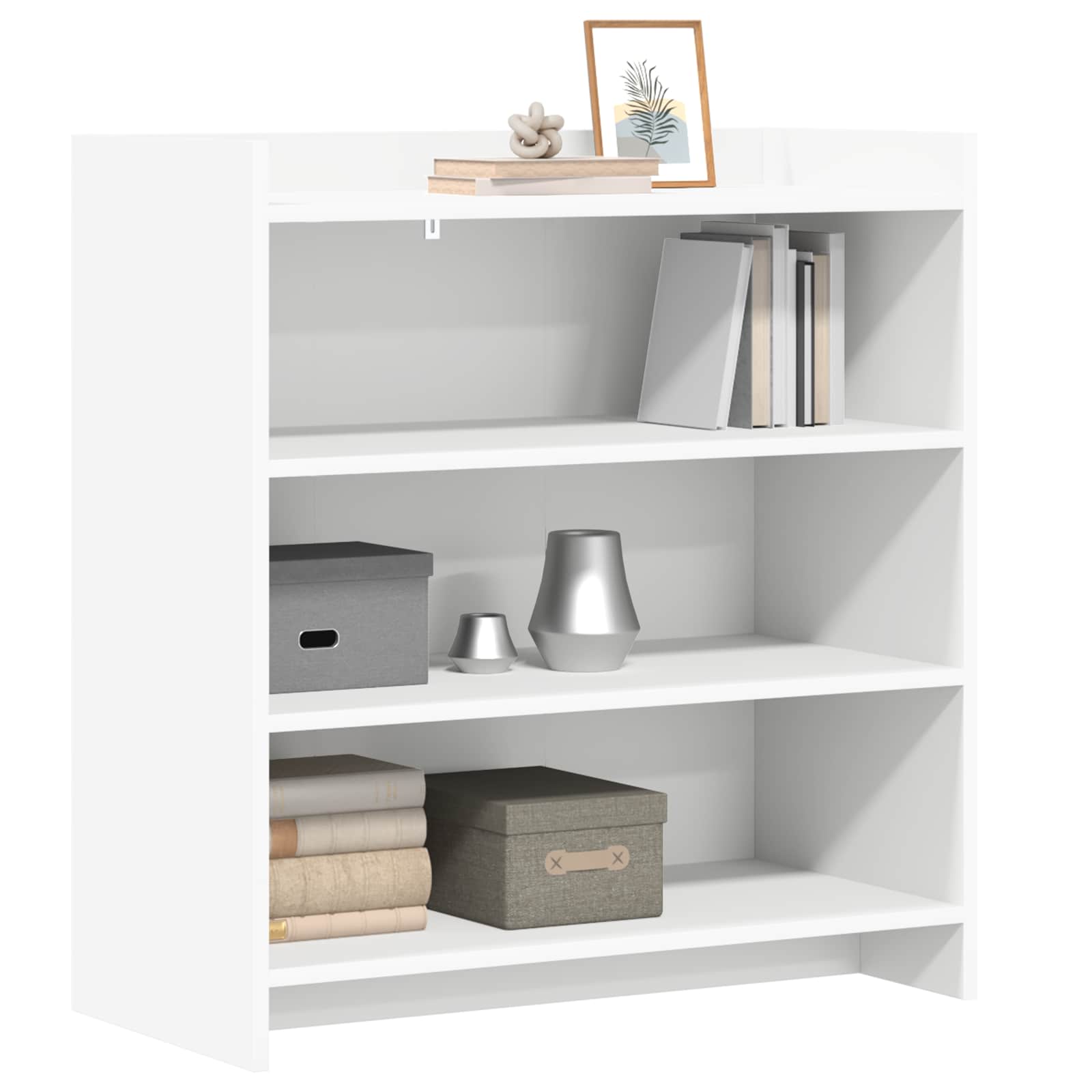 vidaXL Bufet Biały 75 x 36 x 80 cm Drewno inżynieryjne