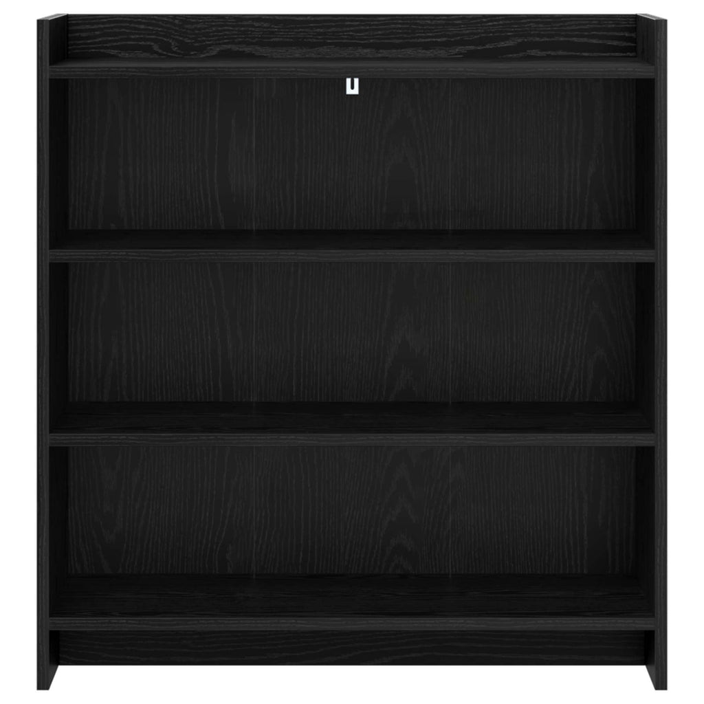 vidaXL Bufet Czarny dąb 75 x 36 x 80 cm Drewno inżynieryjne