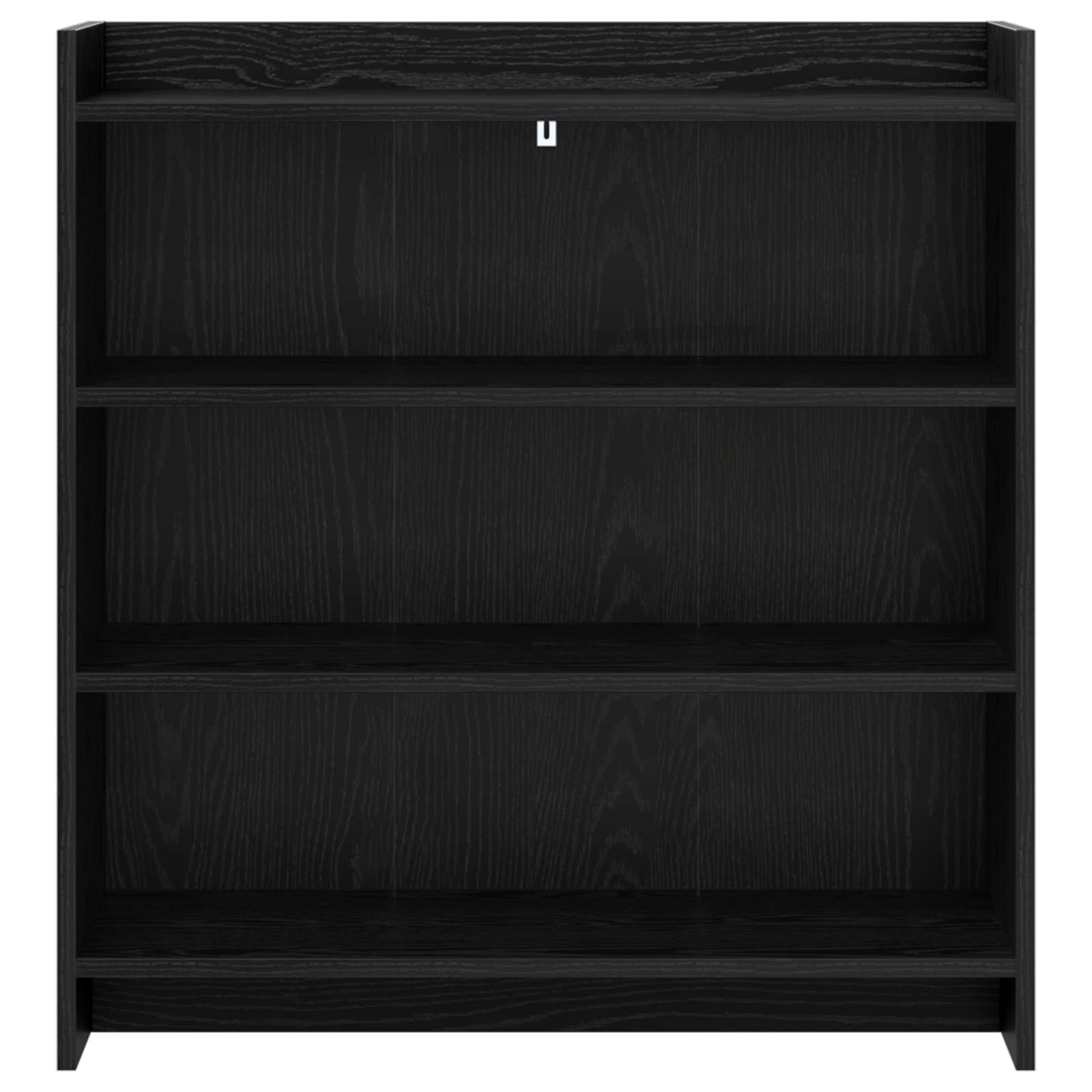 vidaXL Bufet Czarny dąb 75 x 36 x 80 cm Drewno inżynieryjne