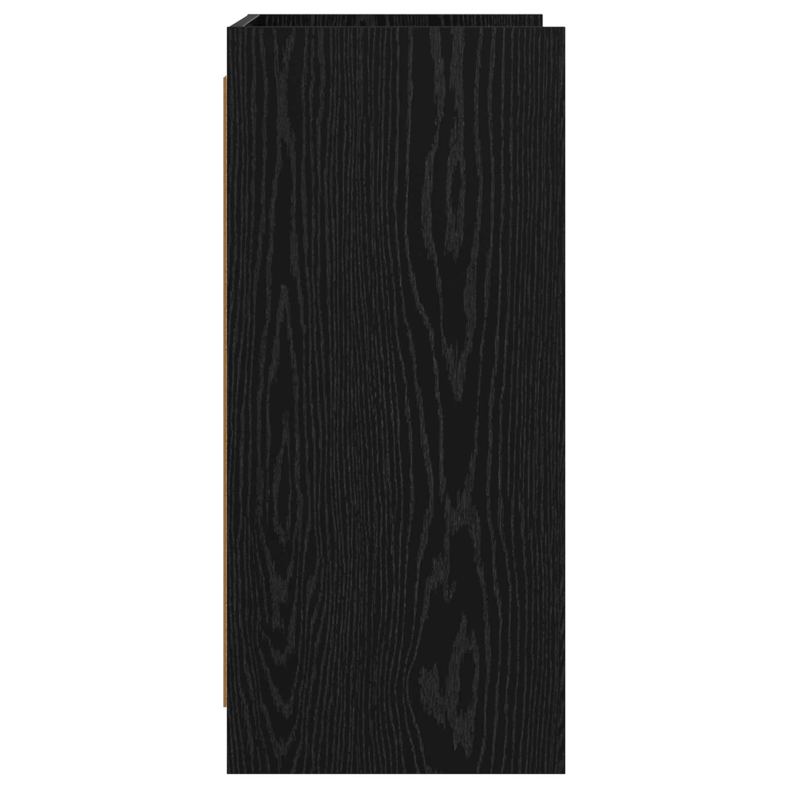 vidaXL Bufet Czarny dąb 75 x 36 x 80 cm Drewno inżynieryjne