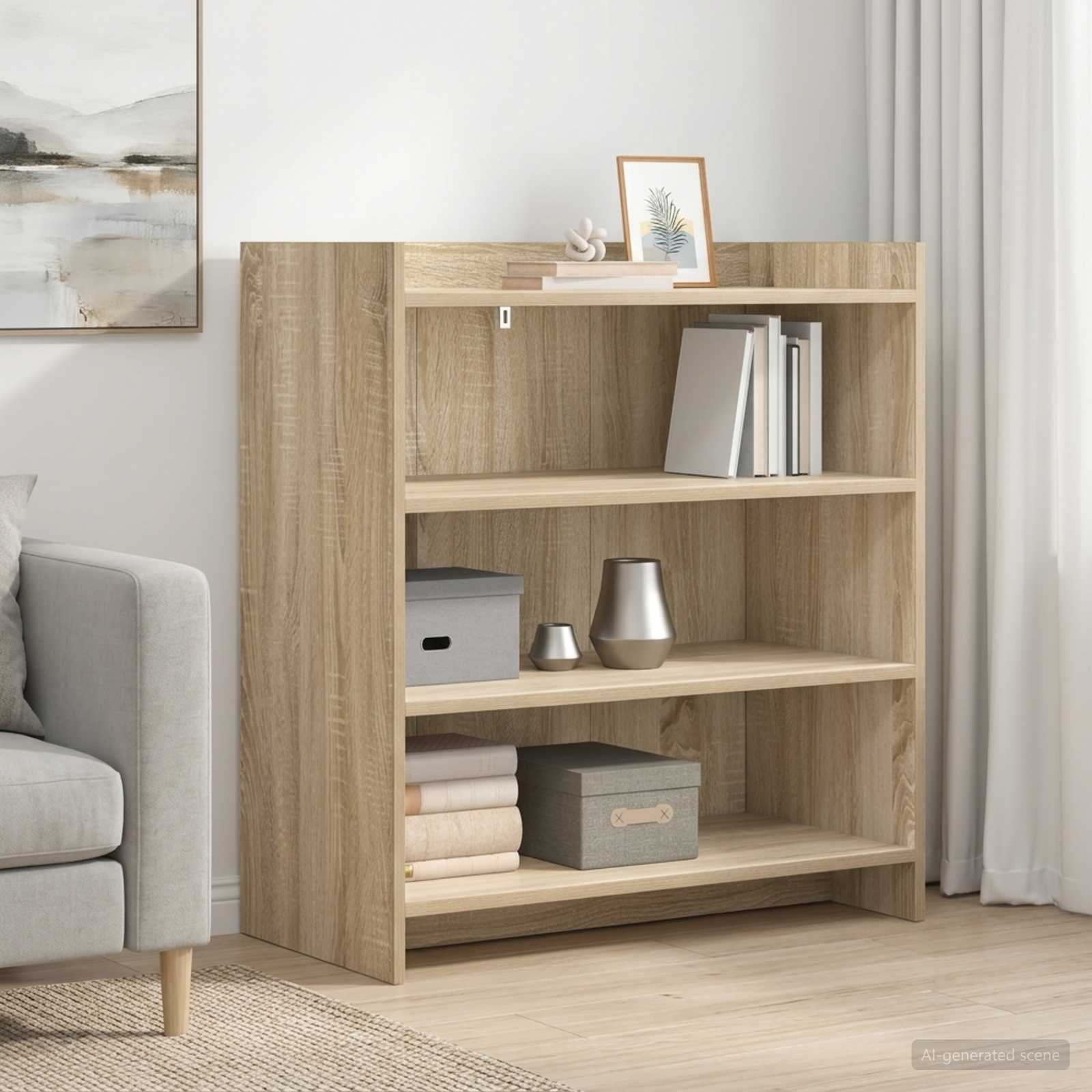 vidaXL Bufet dąb Sonoma 75 x 36 x 80 cm Drewno inżynieryjne