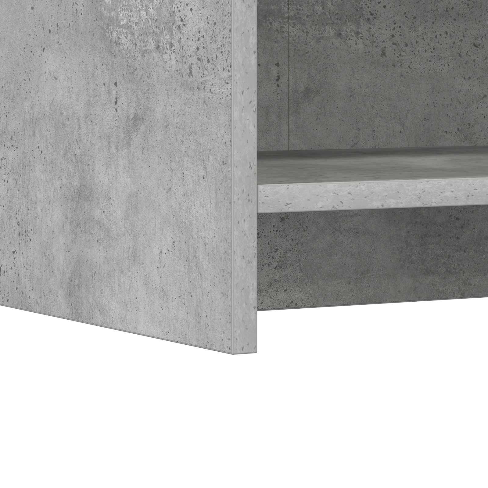 vidaXL Bufet Betonowy szary 75 x 36 x 80 cm Drewno inżynieryjne