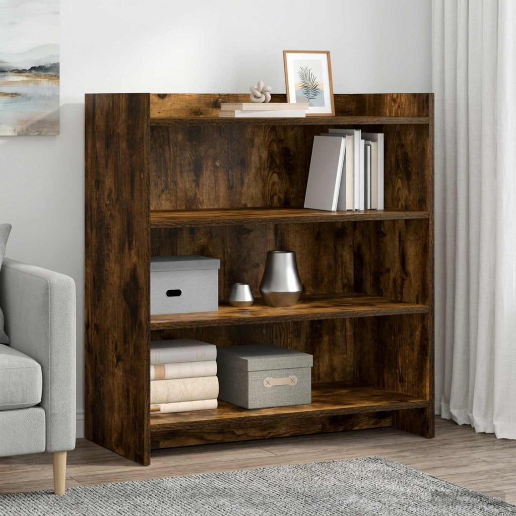 vidaXL Bufet Dąb wędzony 75 x 36 x 80 cm Drewno inżynieryjne