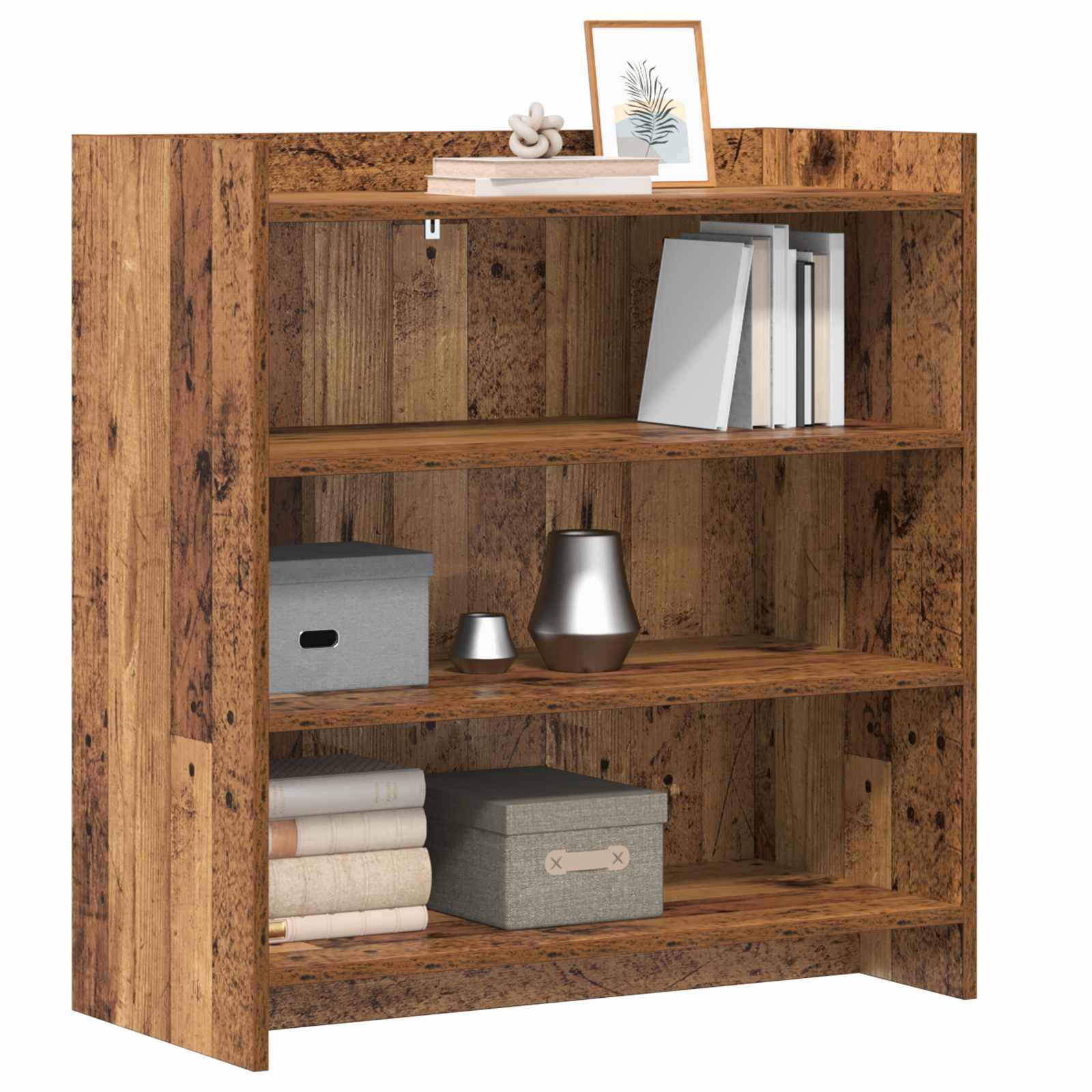 vidaXL Bufet Stare drewno 75 x 36 x 80 cm Drewno inżynieryjne