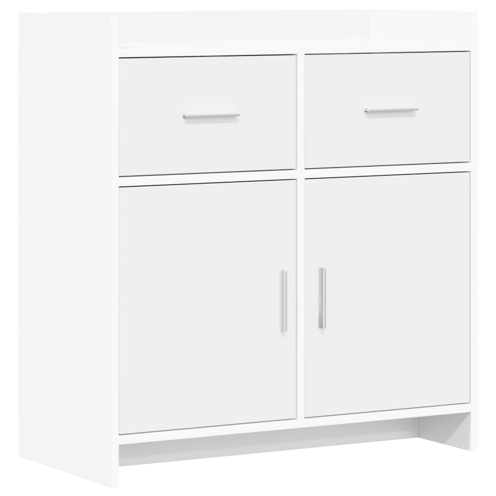 vidaXL Bufet Biały 75 x 36 x 80 cm Drewno inżynieryjne
