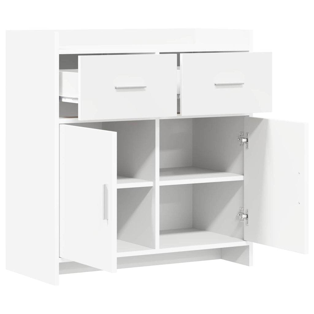 vidaXL Bufet Biały 75 x 36 x 80 cm Drewno inżynieryjne