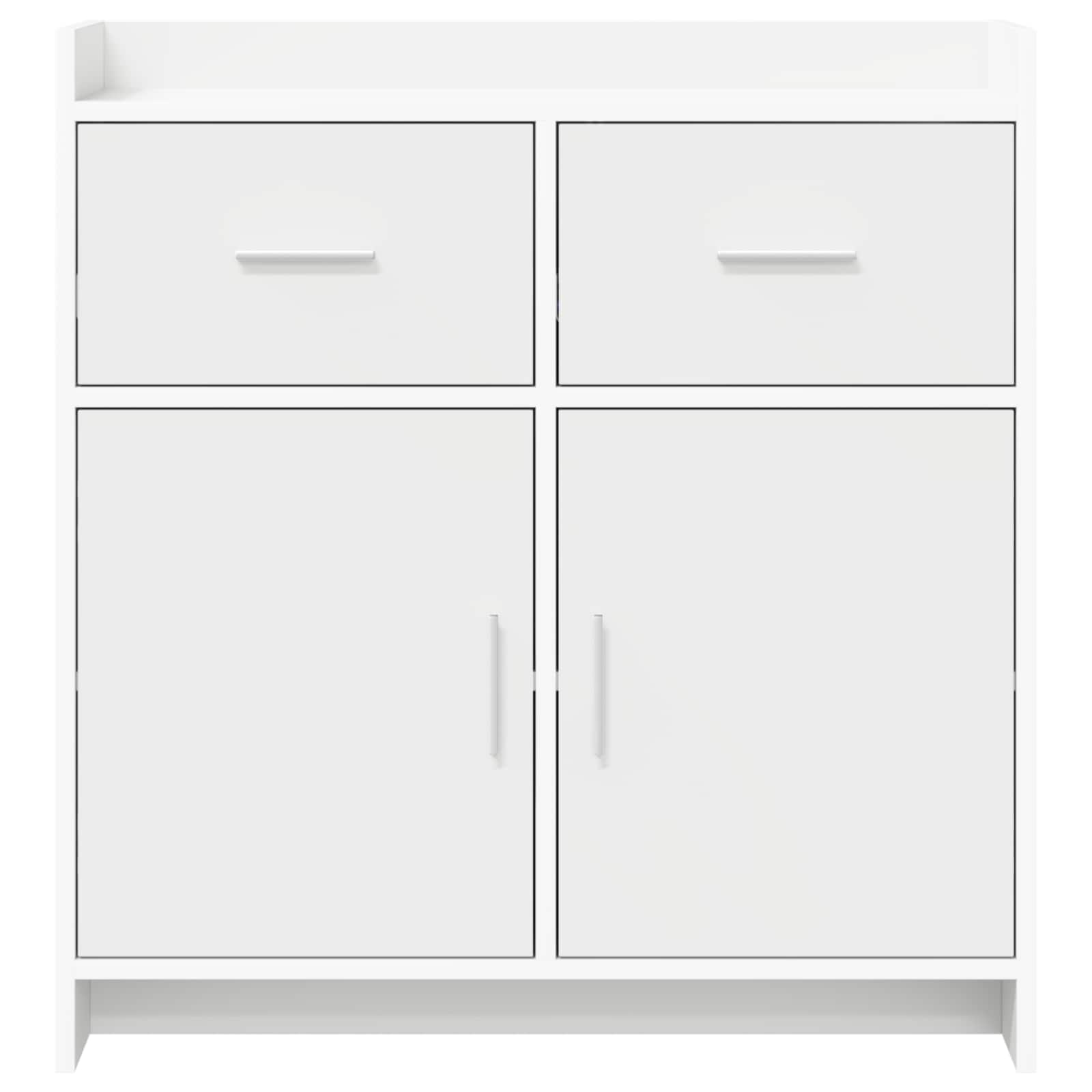 vidaXL Bufet Biały 75 x 36 x 80 cm Drewno inżynieryjne