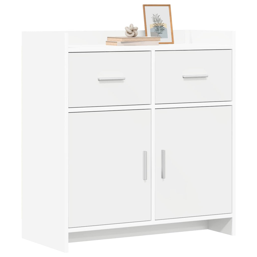 vidaXL Bufet Biały 75 x 36 x 80 cm Drewno inżynieryjne