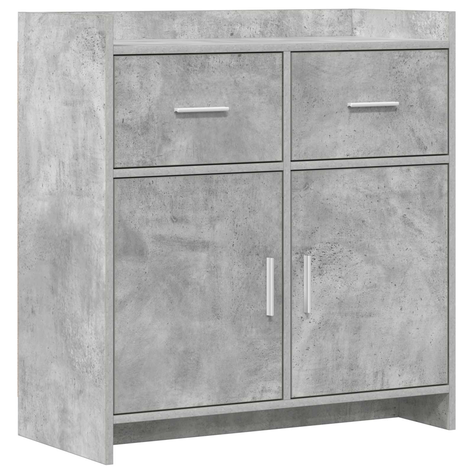 vidaXL Bufet Betonowy szary 75 x 36 x 80 cm Drewno inżynieryjne