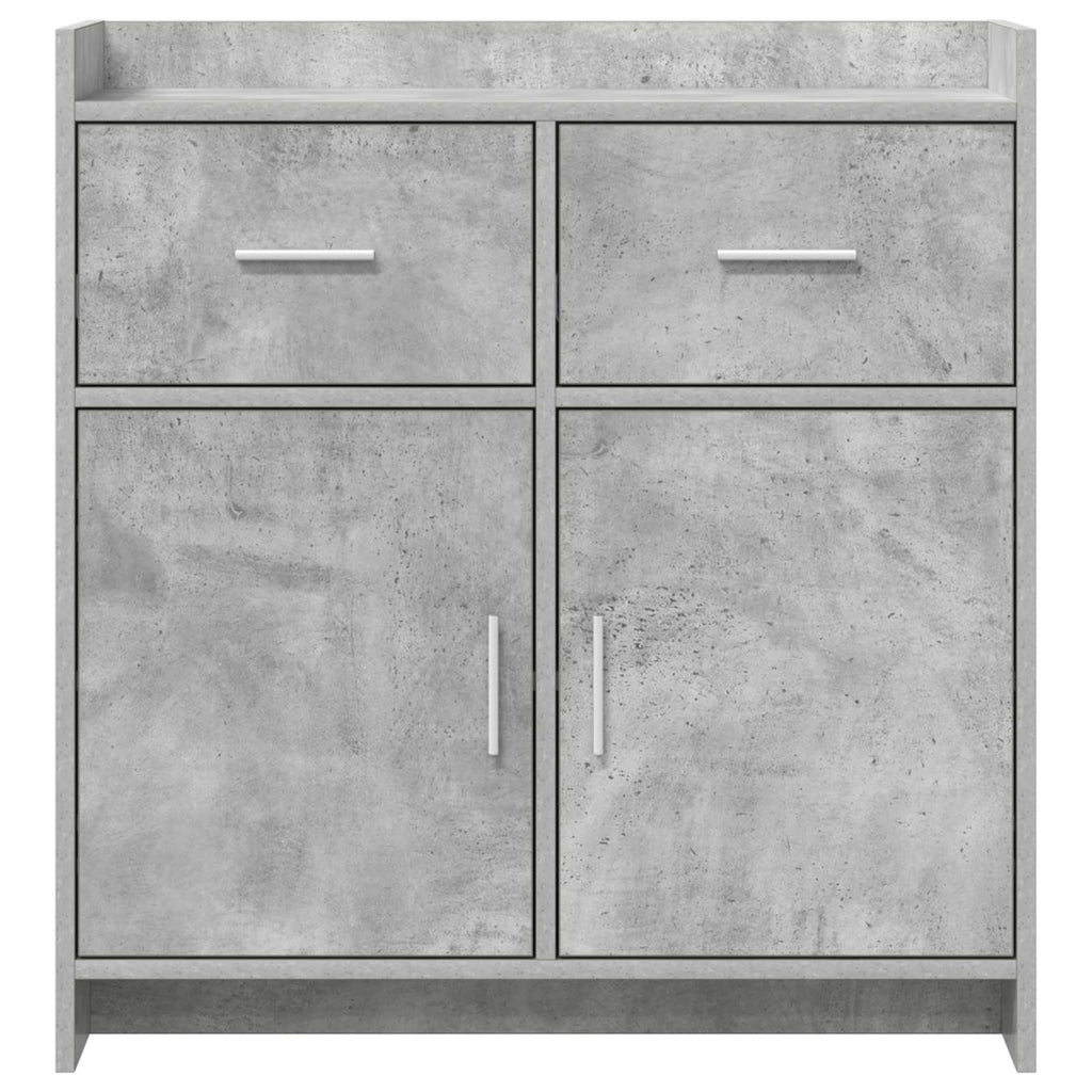 vidaXL Bufet Betonowy szary 75 x 36 x 80 cm Drewno inżynieryjne