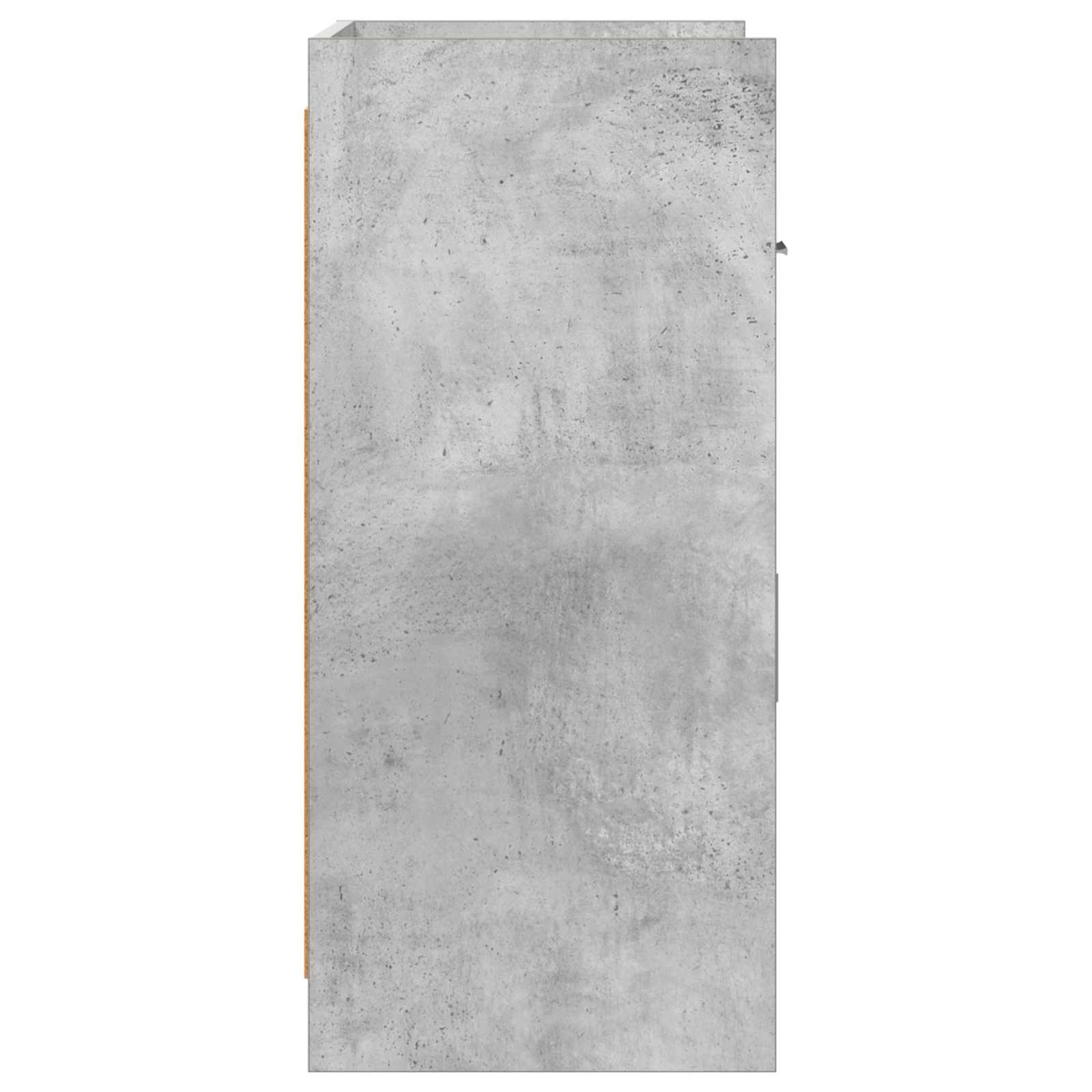 vidaXL Bufet Betonowy szary 75 x 36 x 80 cm Drewno inżynieryjne
