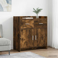 vidaXL Bufet Dąb wędzony 75 x 36 x 80 cm Drewno inżynieryjne