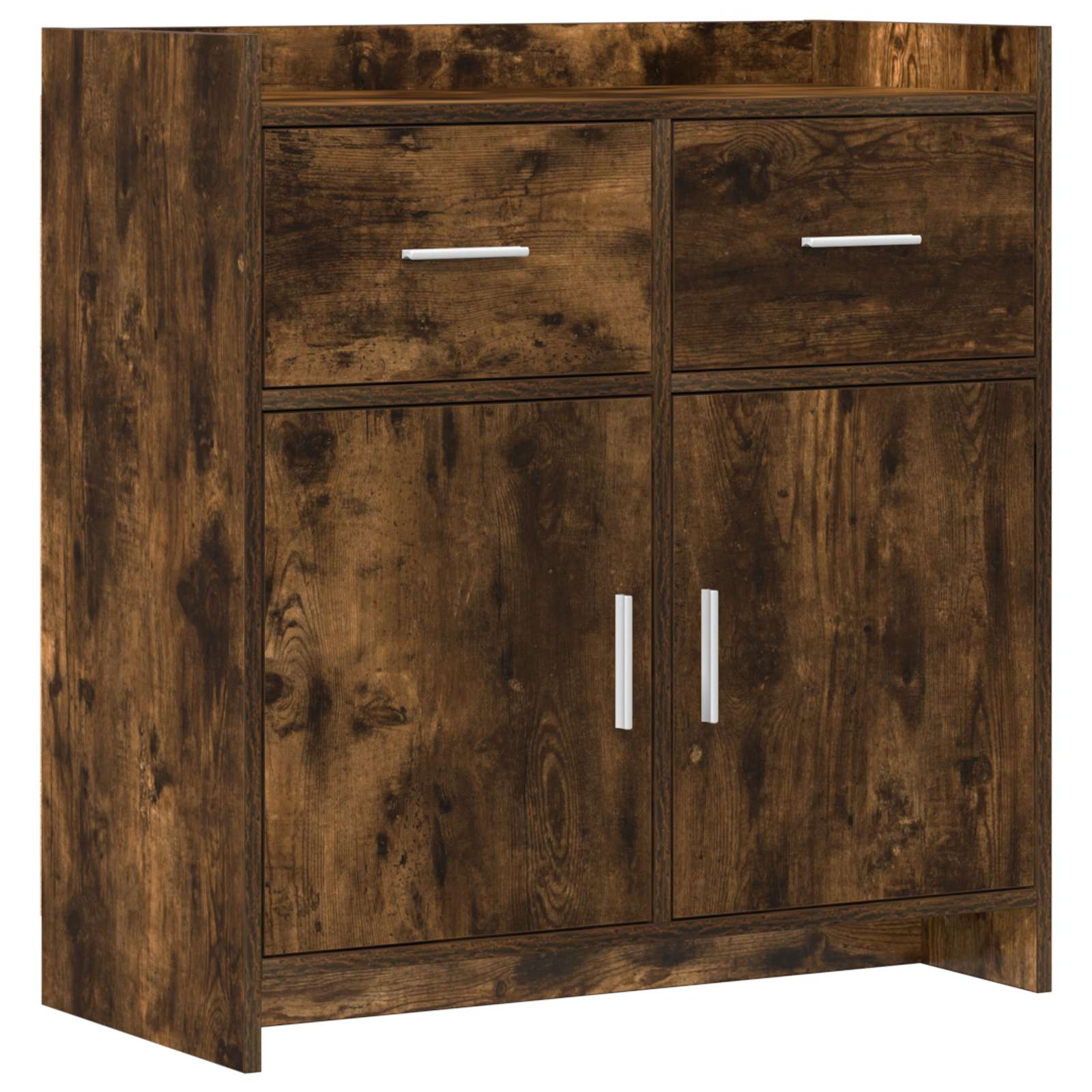 vidaXL Bufet Dąb wędzony 75 x 36 x 80 cm Drewno inżynieryjne