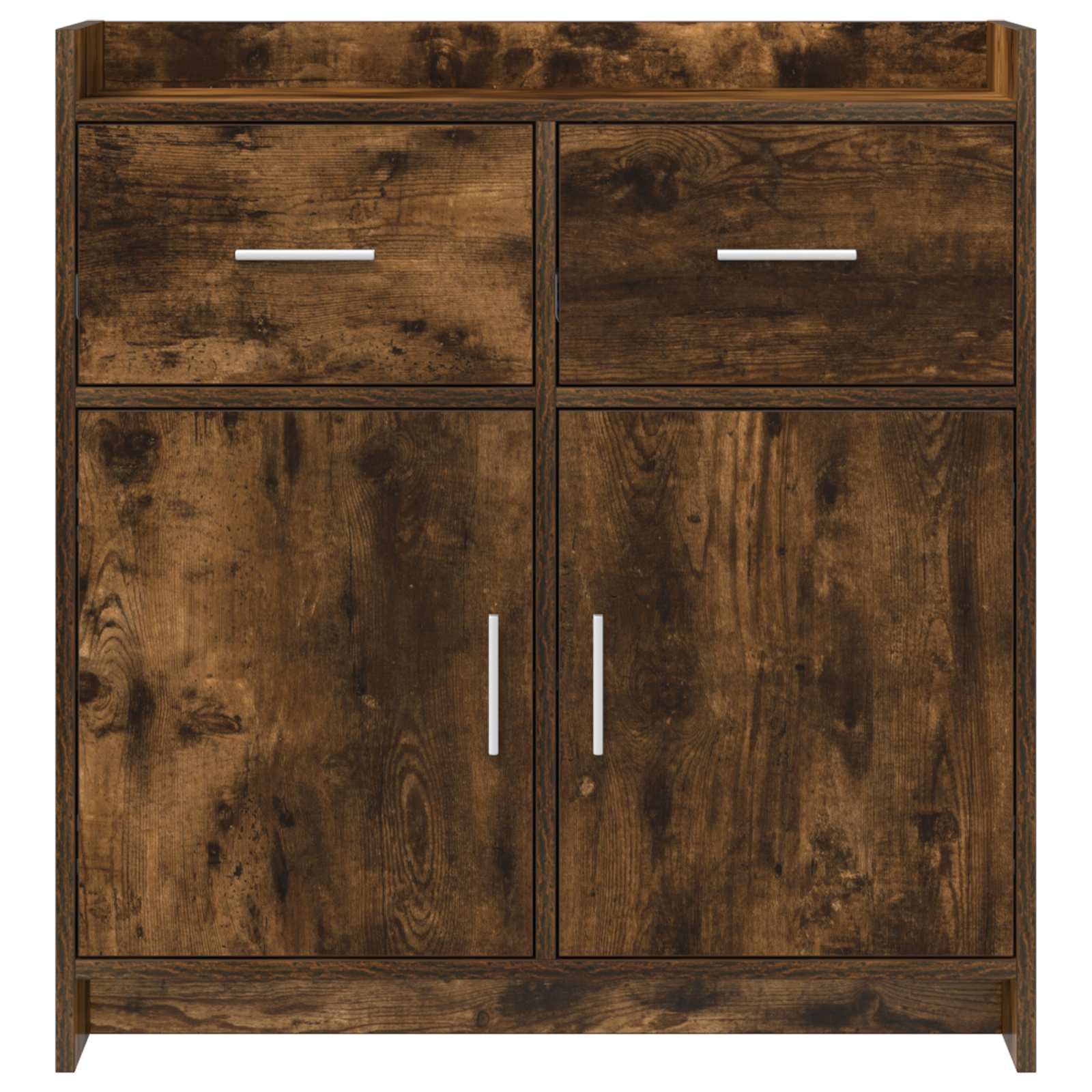 vidaXL Bufet Dąb wędzony 75 x 36 x 80 cm Drewno inżynieryjne